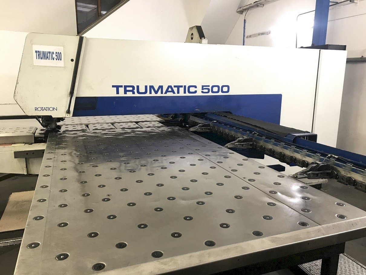 Trumpf Trumatic 500R Mašinos vaizdas iš priekio
