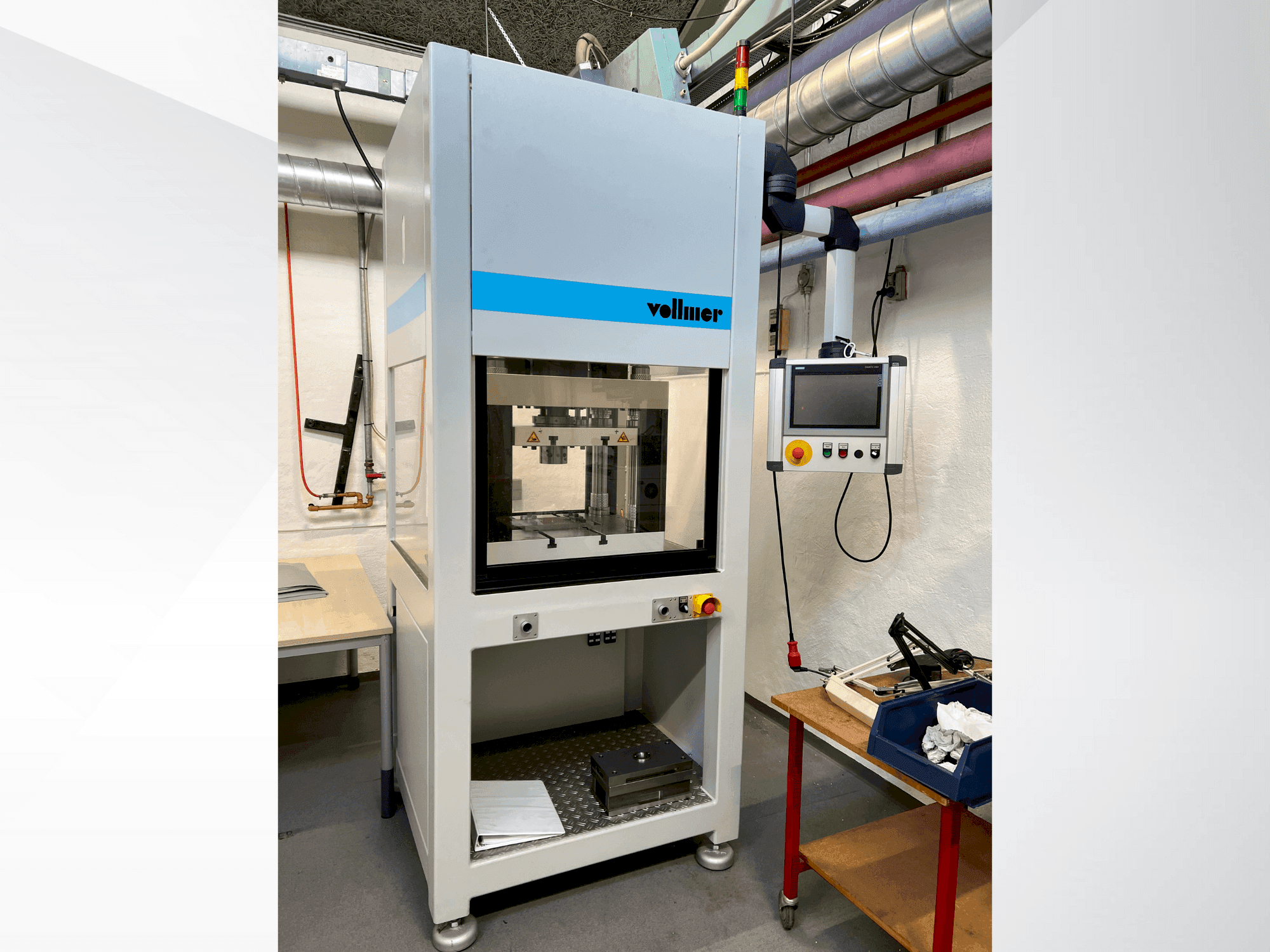 VOLLMER W 2506 Mašinos vaizdas iš priekio