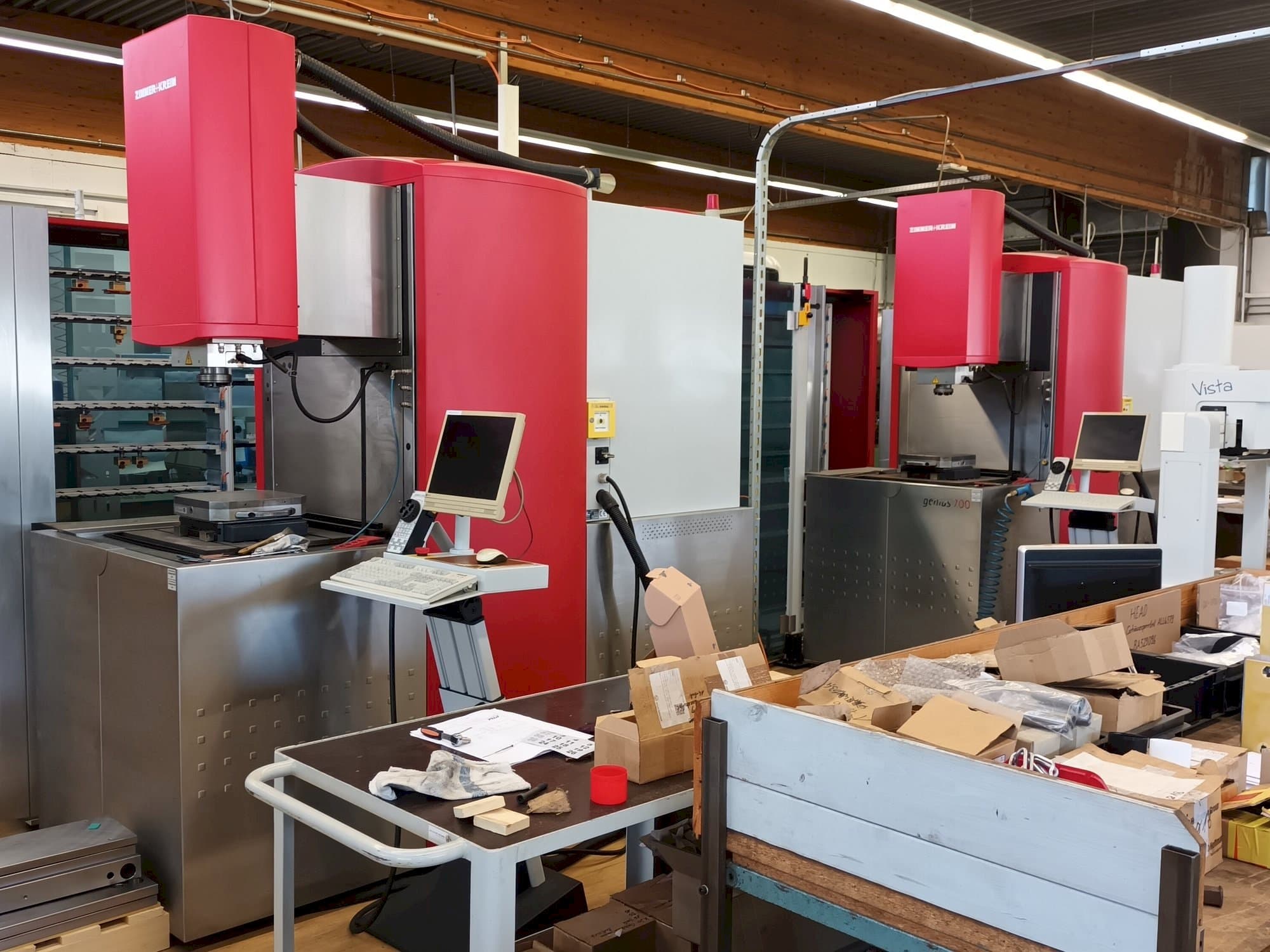 Zimmer+Kreim Genius 700 Mašinos vaizdas iš priekio