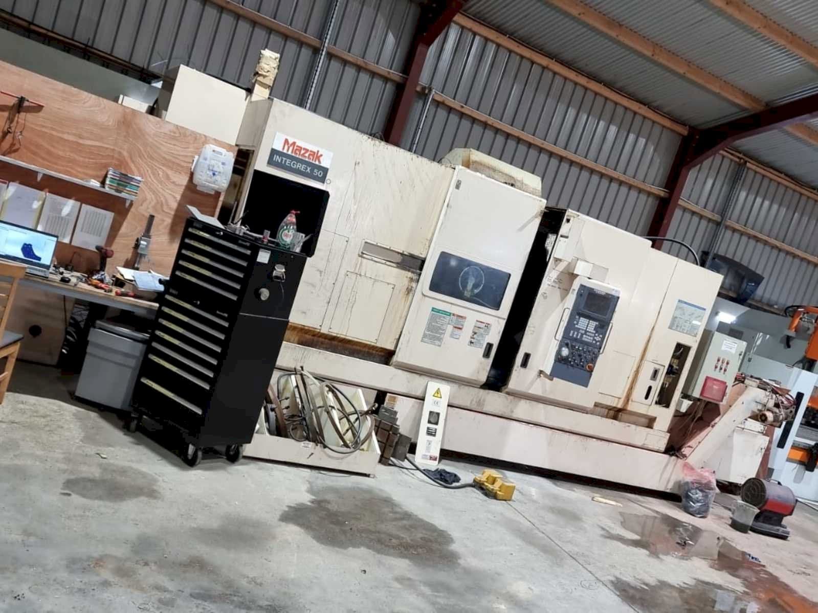 Mazak Integrex 50YR-1500U Mašinos vaizdas iš priekio