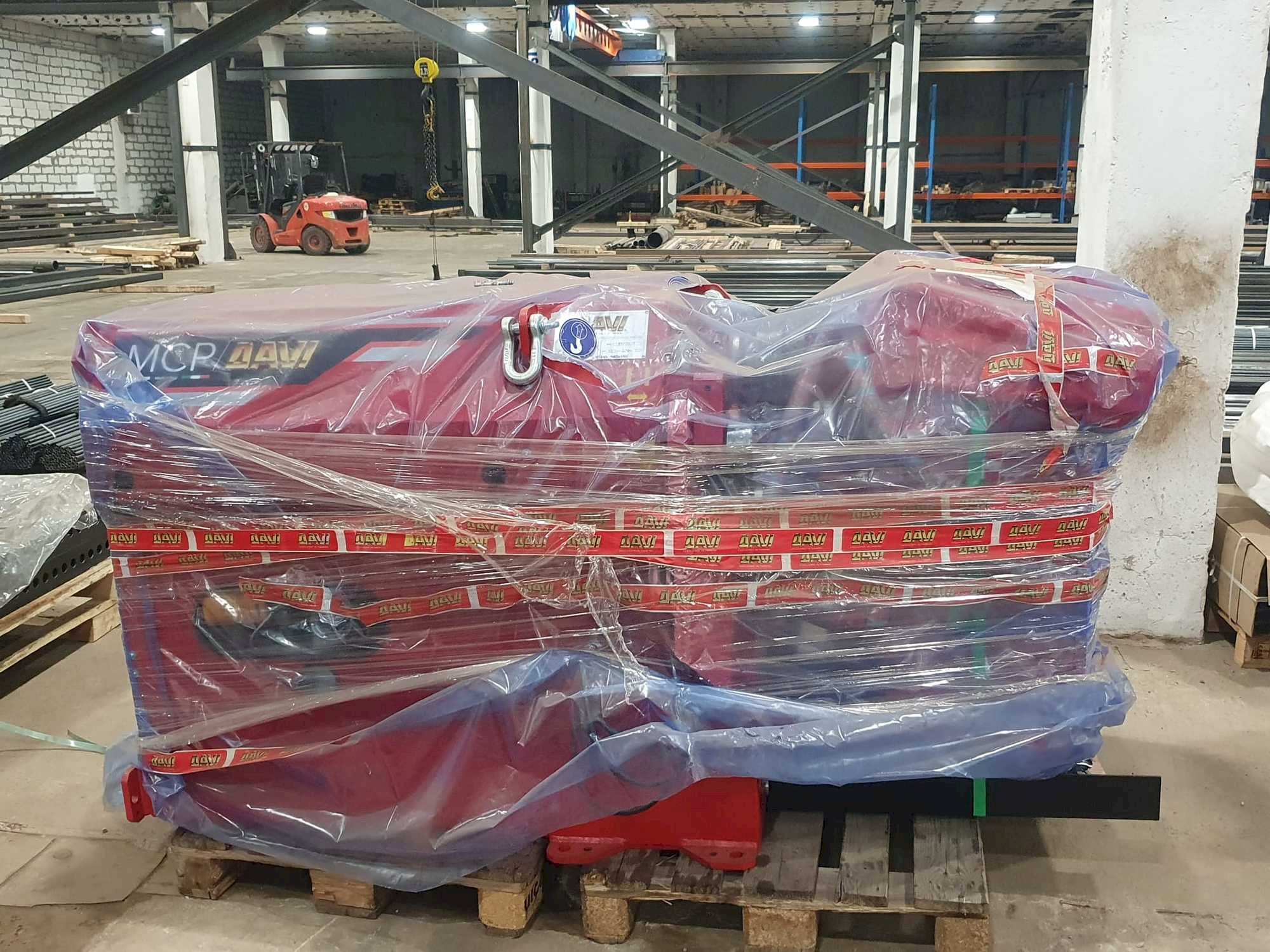 Davi MCP 9 Mašinos vaizdas iš priekio