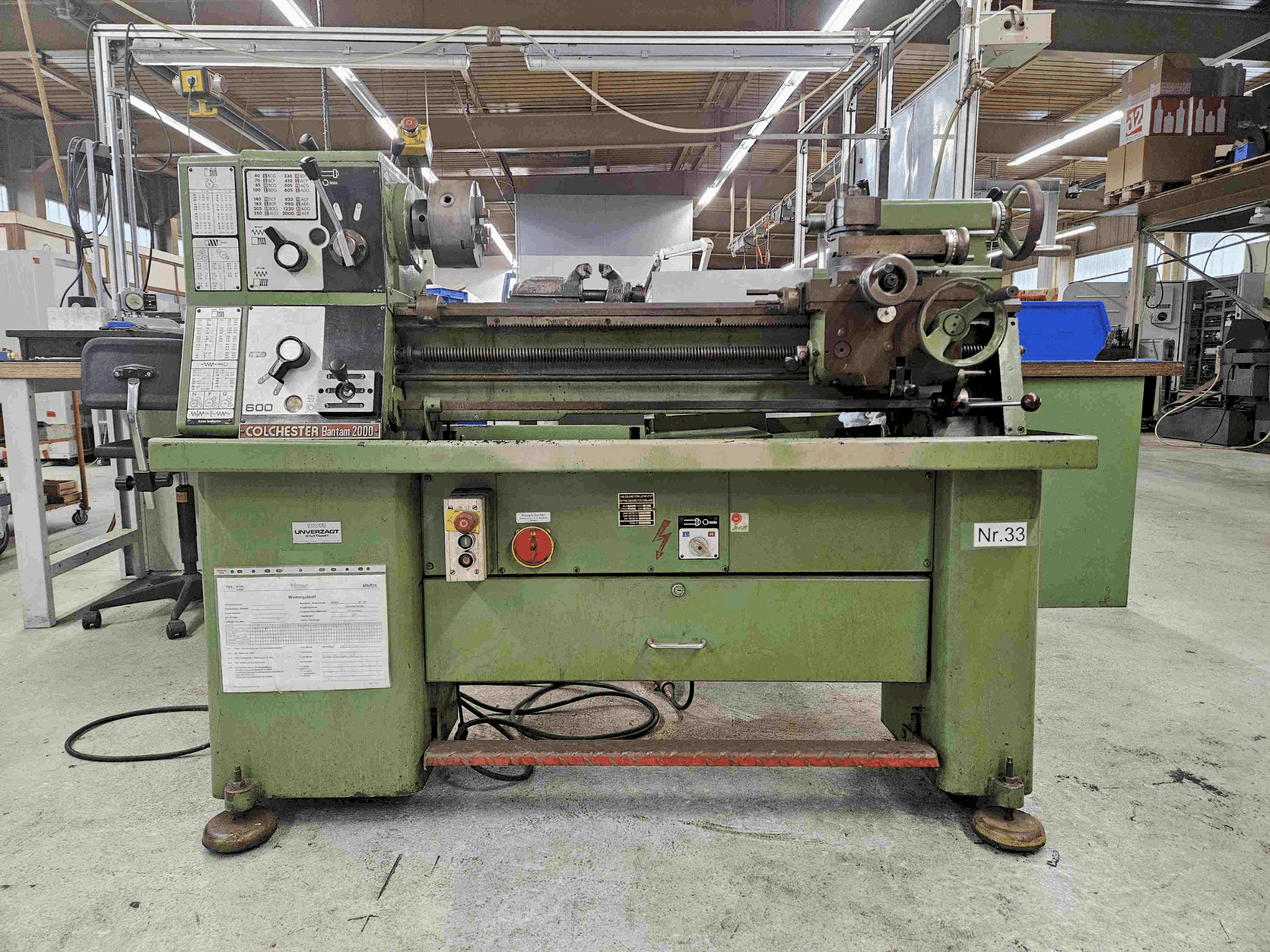 Colchester Bantam 2000 Mašinos vaizdas iš priekio