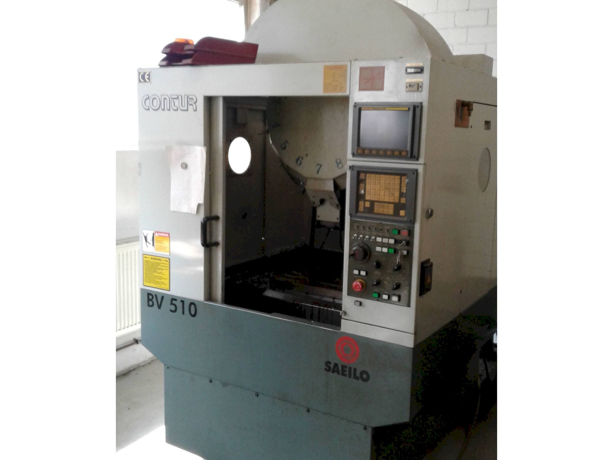 Saeilo BV 510 Mašinos vaizdas iš priekio