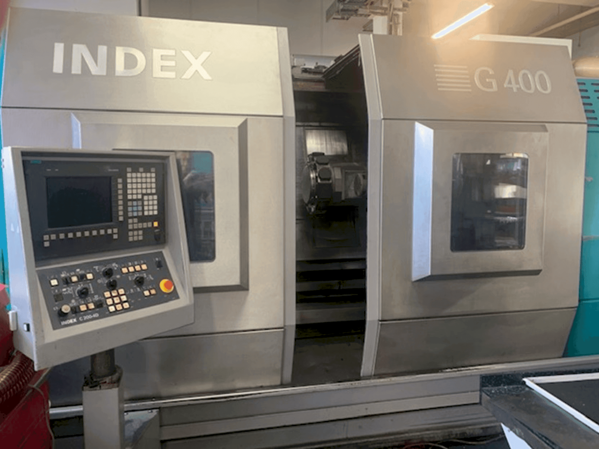 Index G400 Mašinos vaizdas iš priekio