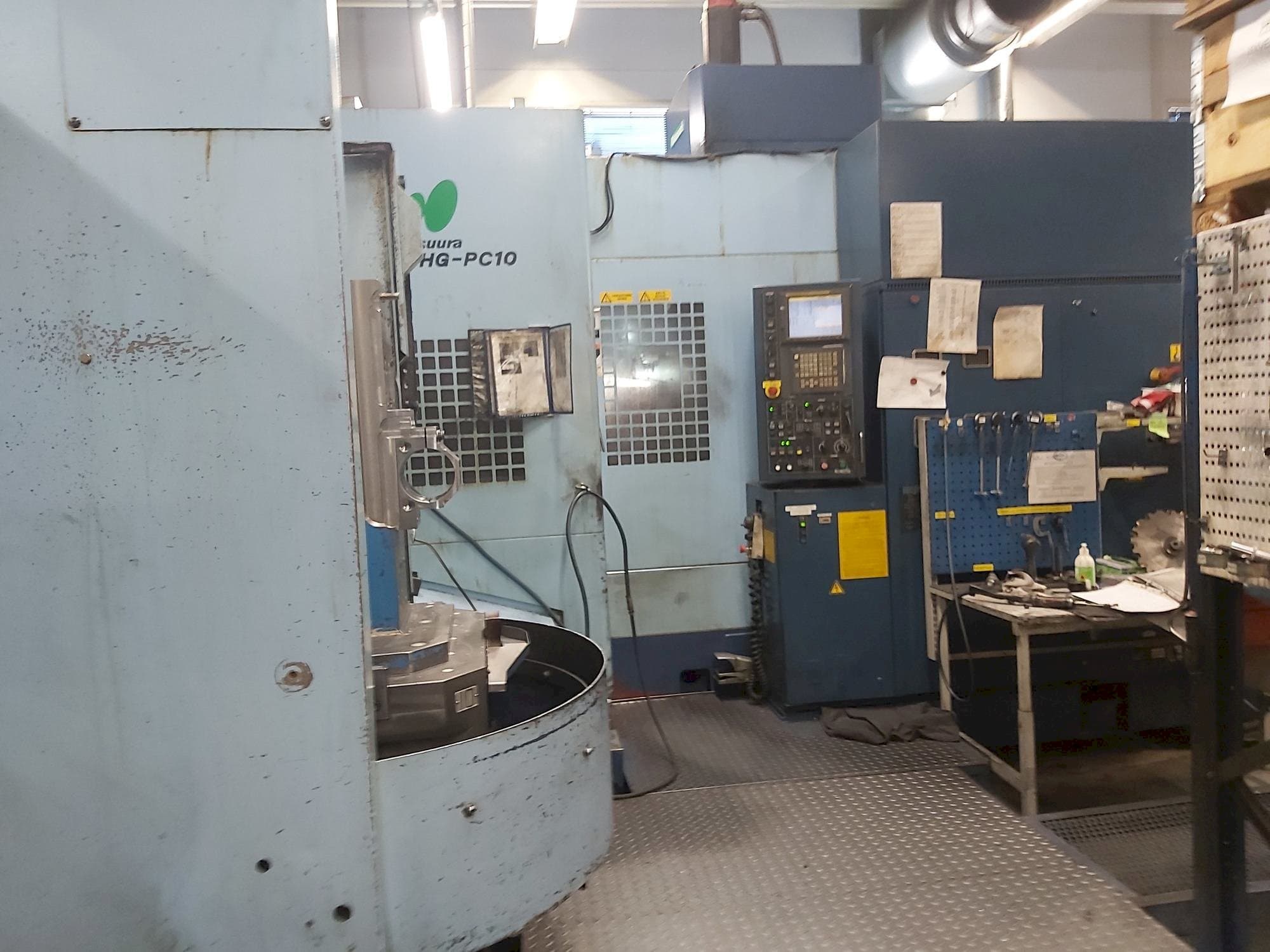 Matsuura MC-900HG Mašinos vaizdas iš priekio