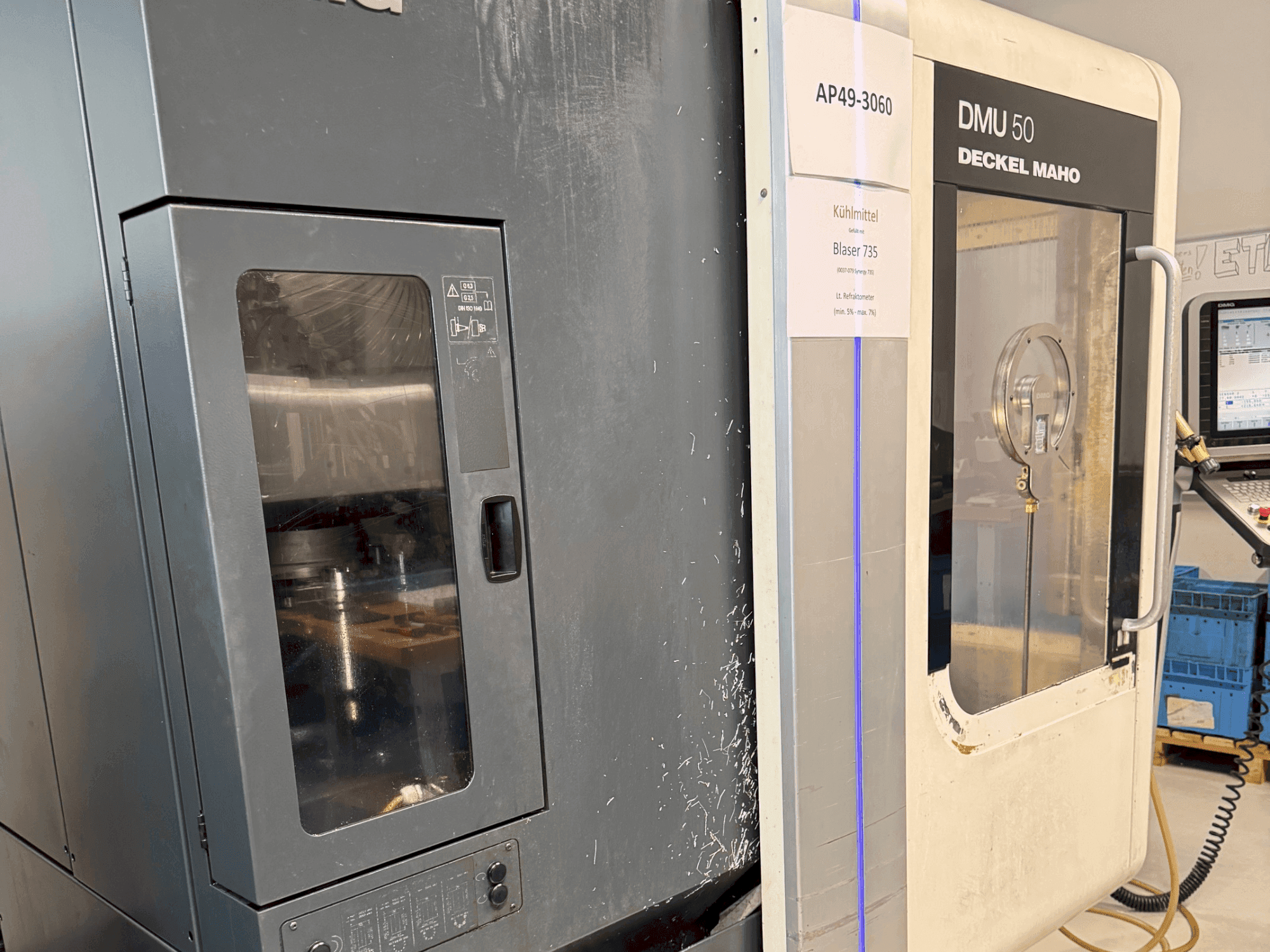 DMG DECKEL MAHO DMU 50 Mašinos vaizdas iš priekio