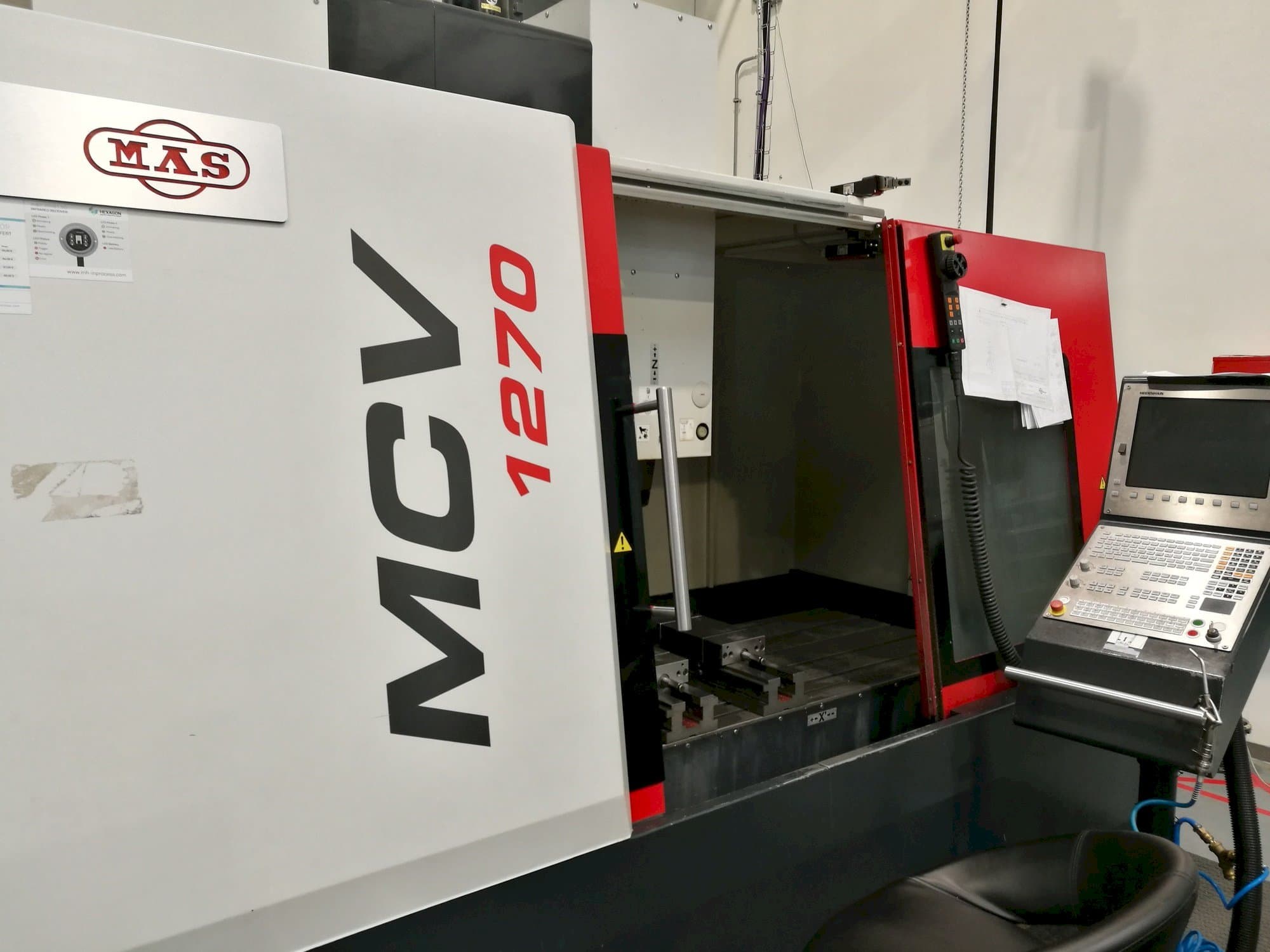 KOVOSVIT MAS MCV 1270 Mašinos vaizdas iš priekio