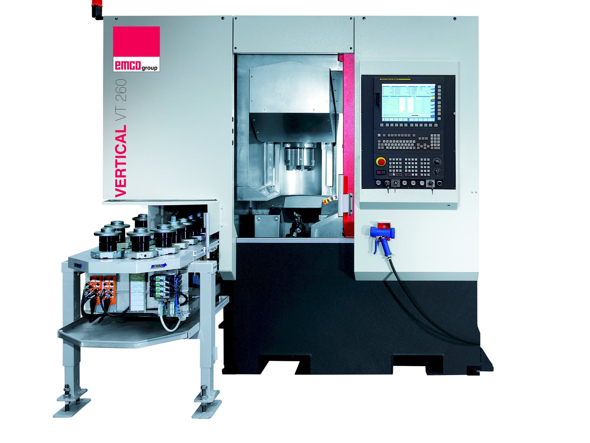 EMCO VT260 MY Mašinos vaizdas iš priekio