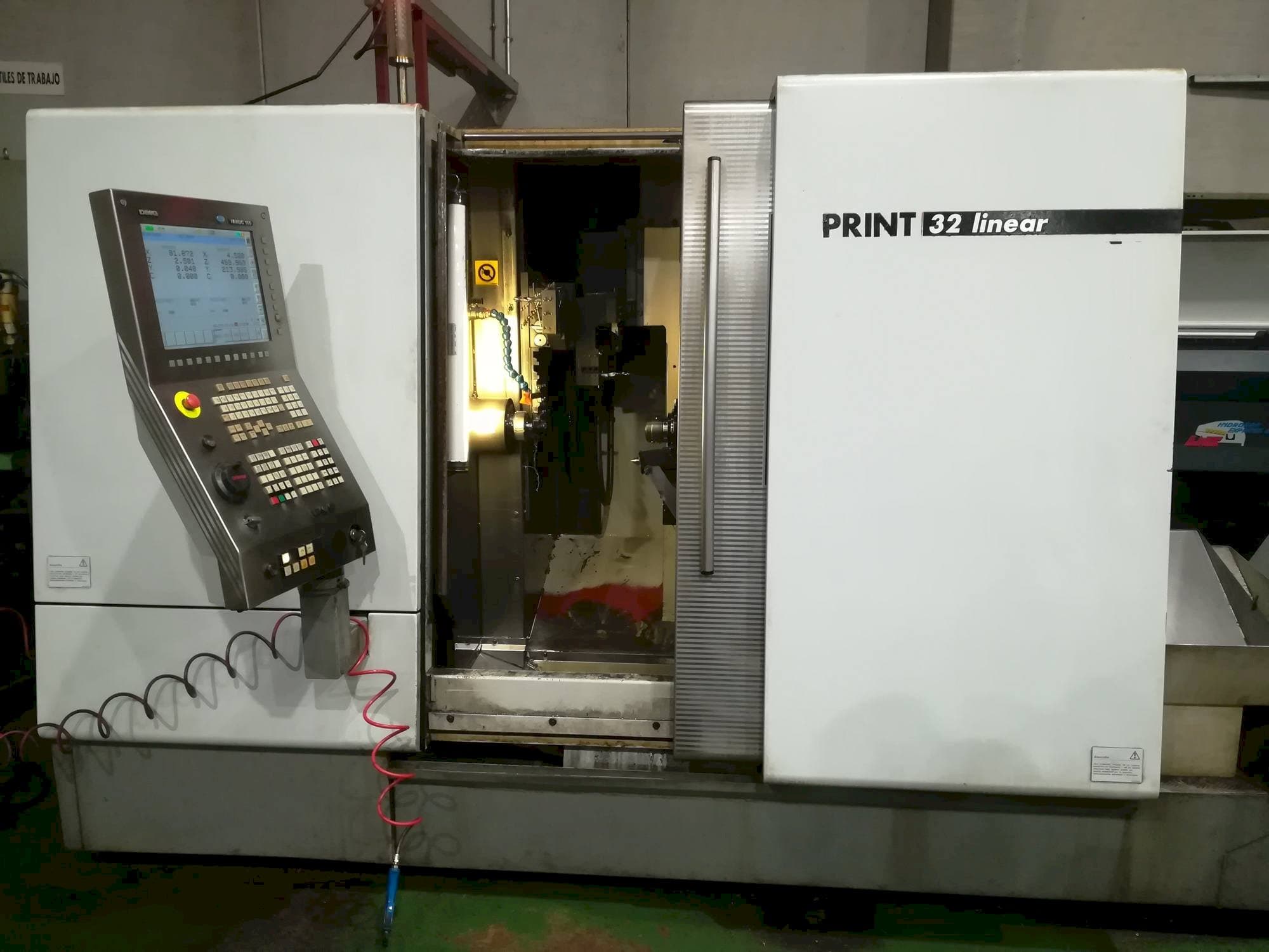 Gildemeister Sprint 32 linear Mašinos vaizdas iš priekio