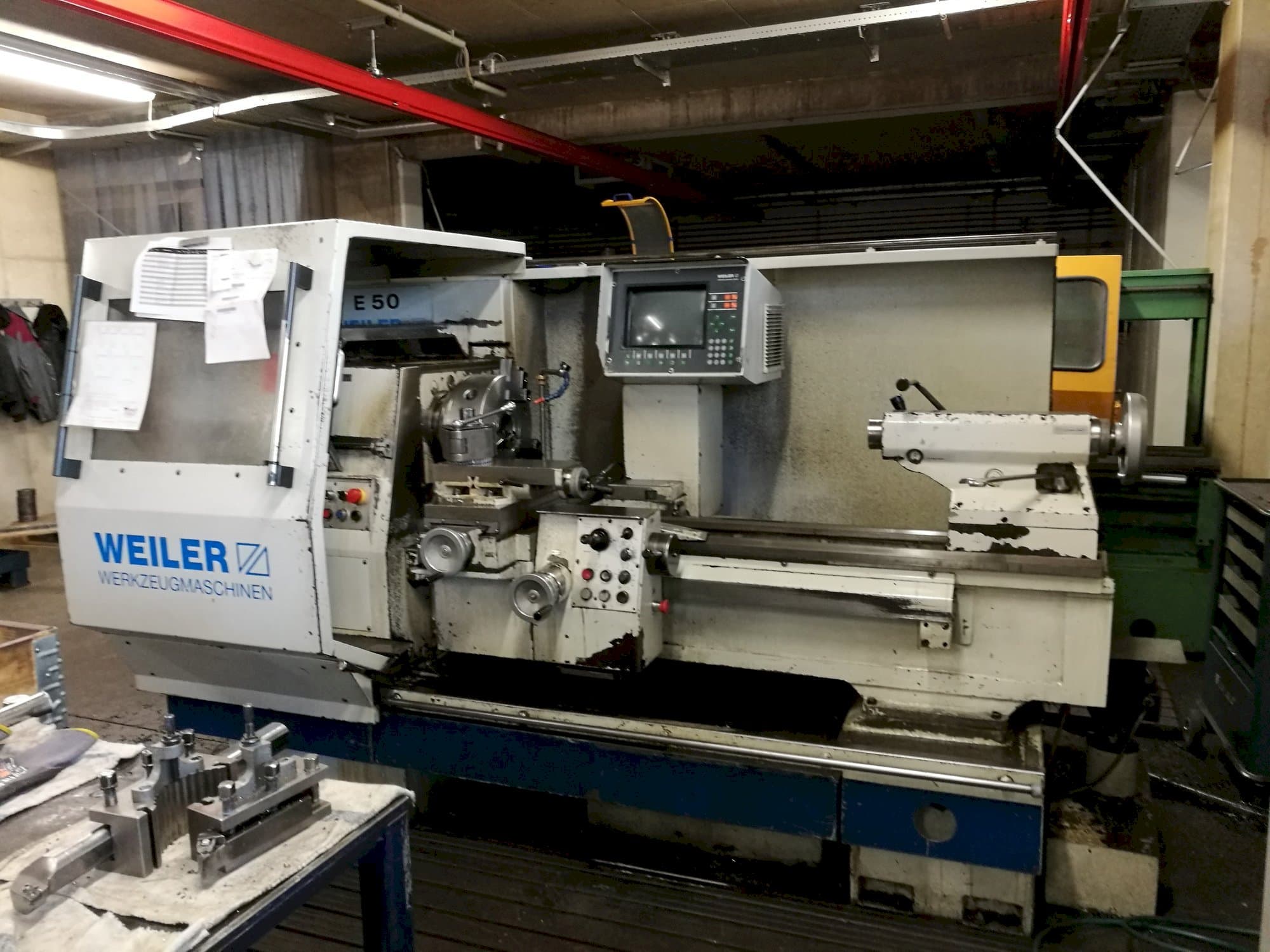 Weiler E50/1 Mašinos vaizdas iš priekio