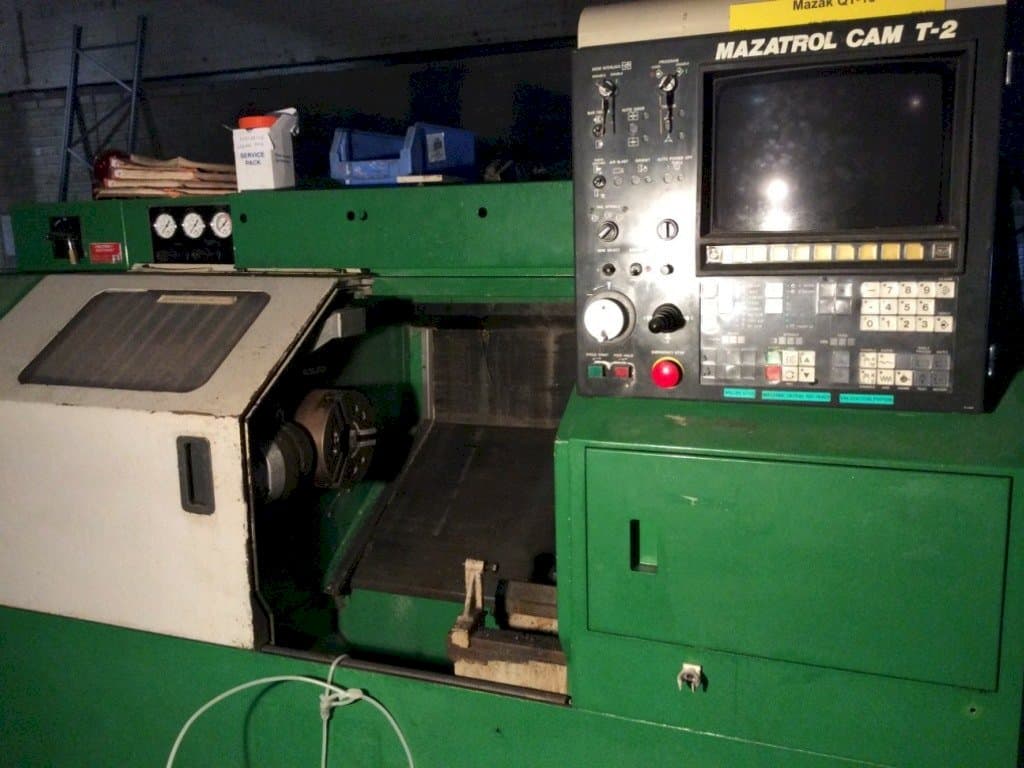 Mazak Super QuickTurn 15MS Mašinos vaizdas iš priekio