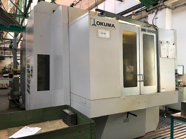 Okuma MB-500H Mašinos vaizdas iš priekio