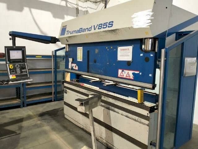 Trumpf TrumaBend V85S Mašinos vaizdas iš priekio
