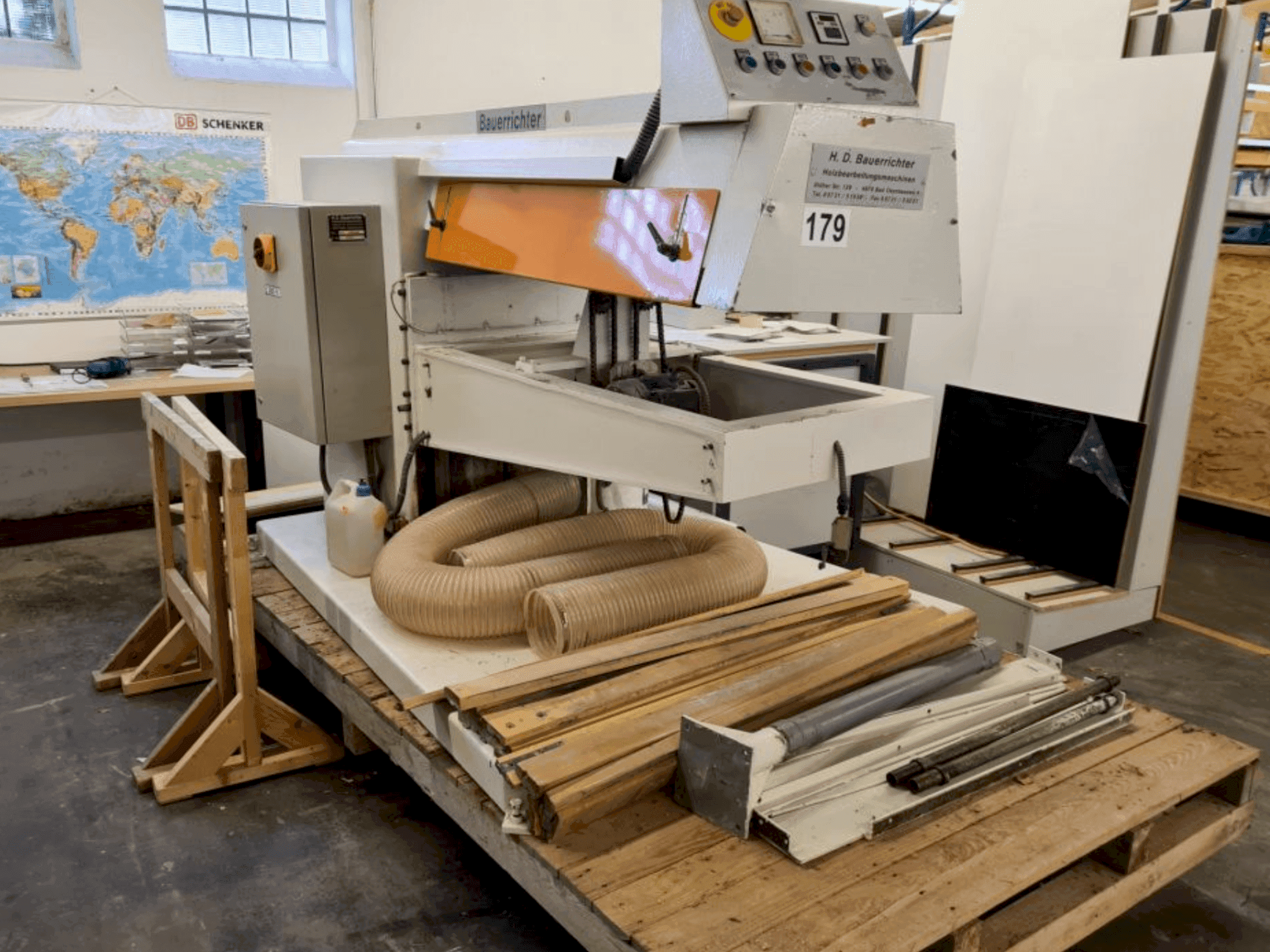 BAUERRICHTER SL1 1350X3500 Mašinos vaizdas iš priekio