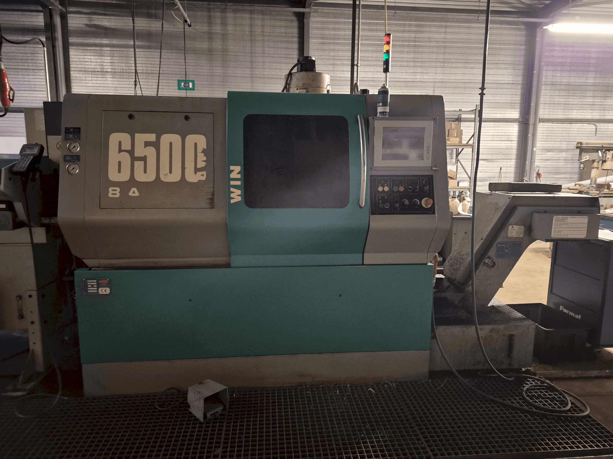 MUPEM WIN 6500 Mašinos vaizdas iš priekio