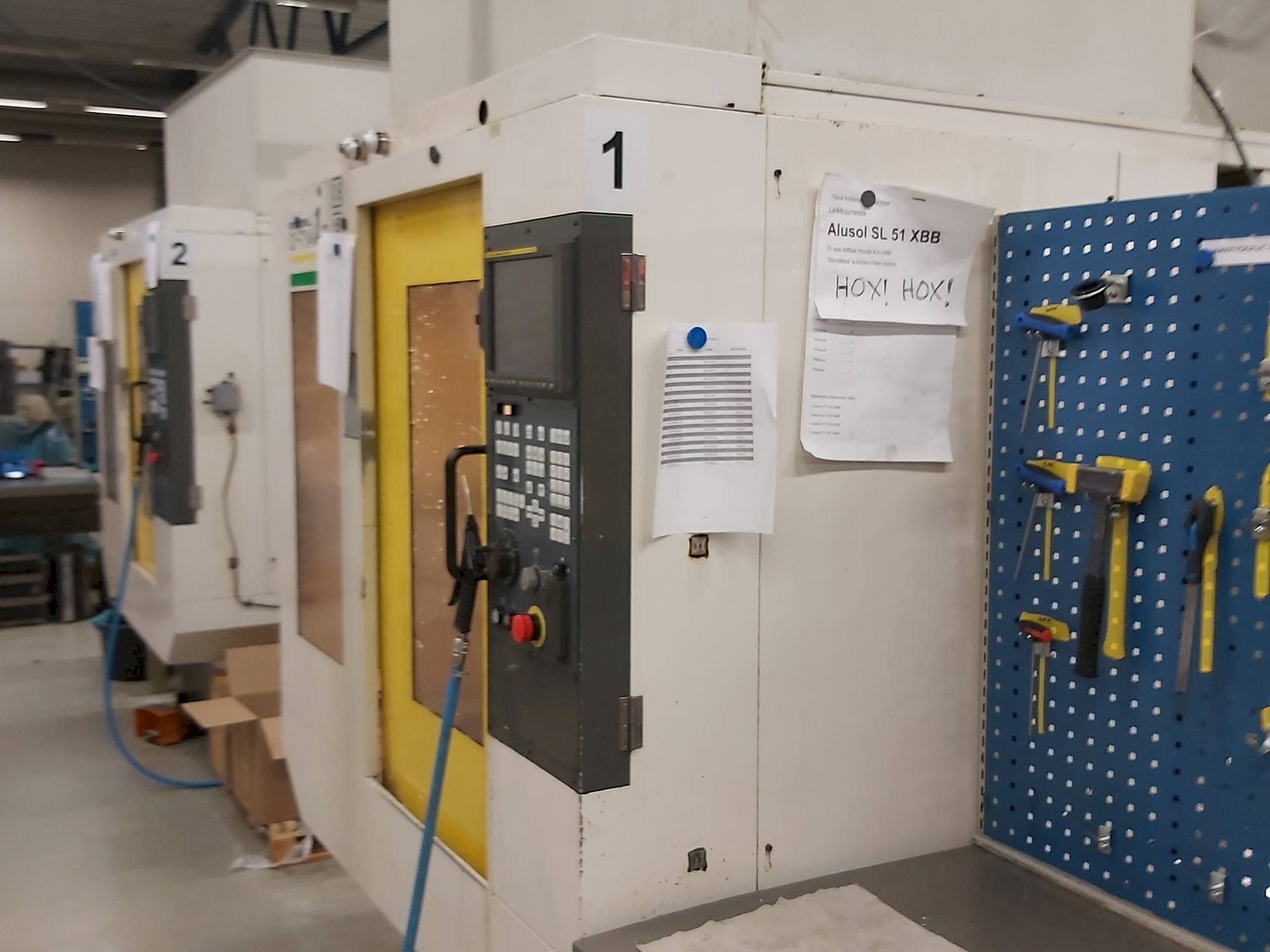 FANUC Robodrill alfa-T14iA Mašinos vaizdas iš priekio