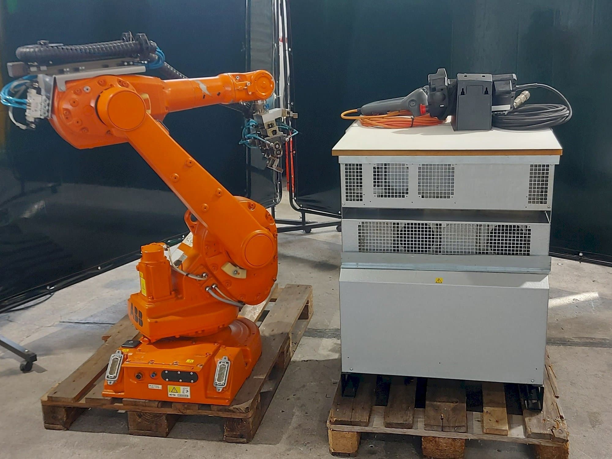 ABB IRB1600 Mašinos vaizdas iš priekio