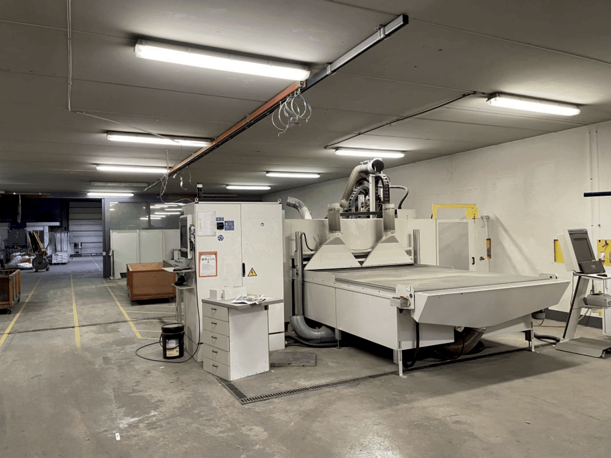 SCM Morbidelli Author M400 Mašinos vaizdas iš priekio