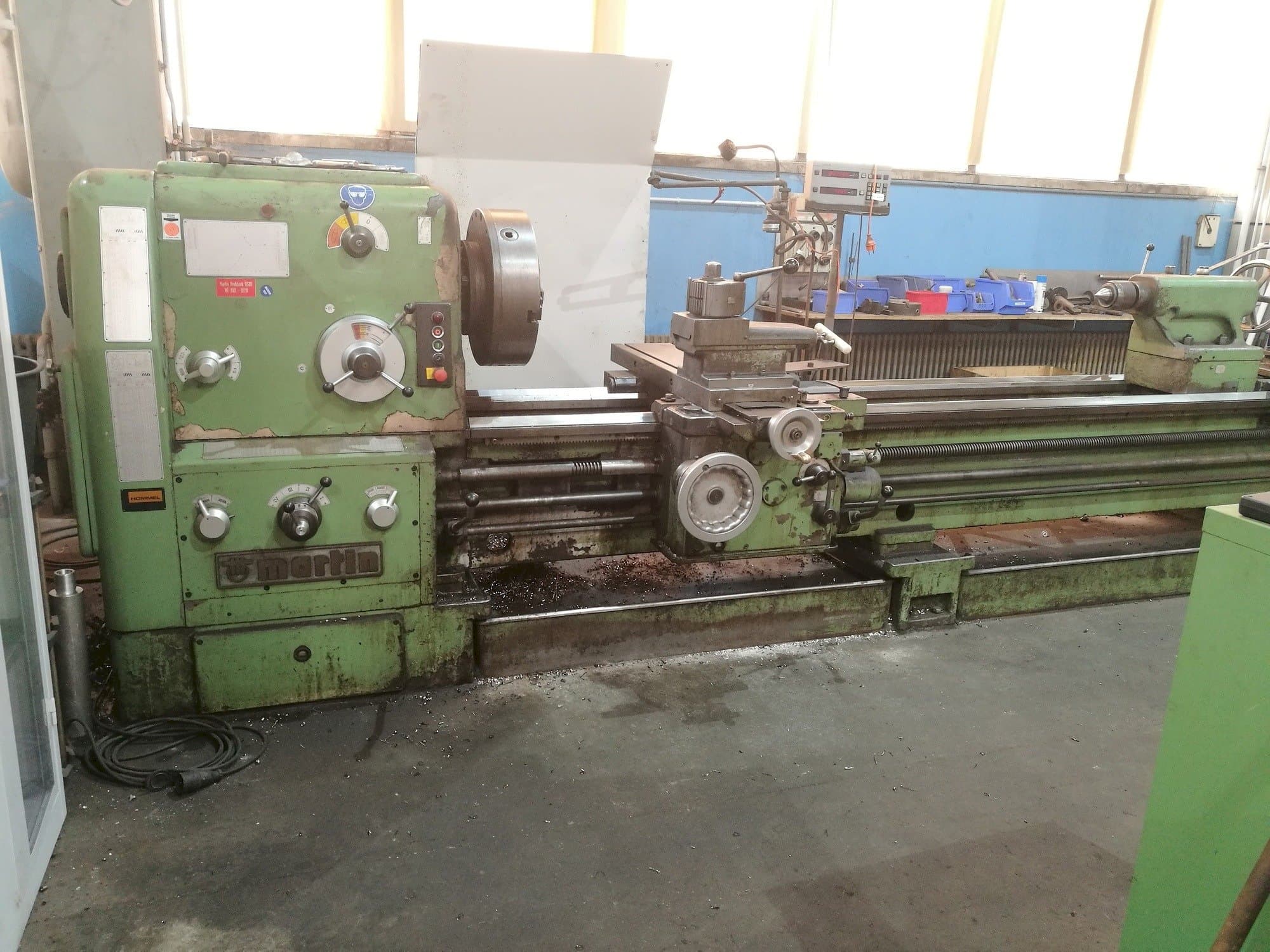 Martin DS 80 Mašinos vaizdas iš priekio