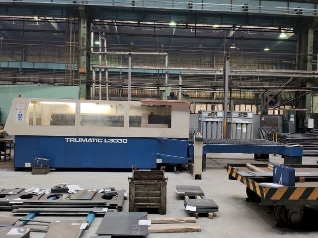 Trumpf TRUMATIC L 3030 Mašinos vaizdas iš priekio
