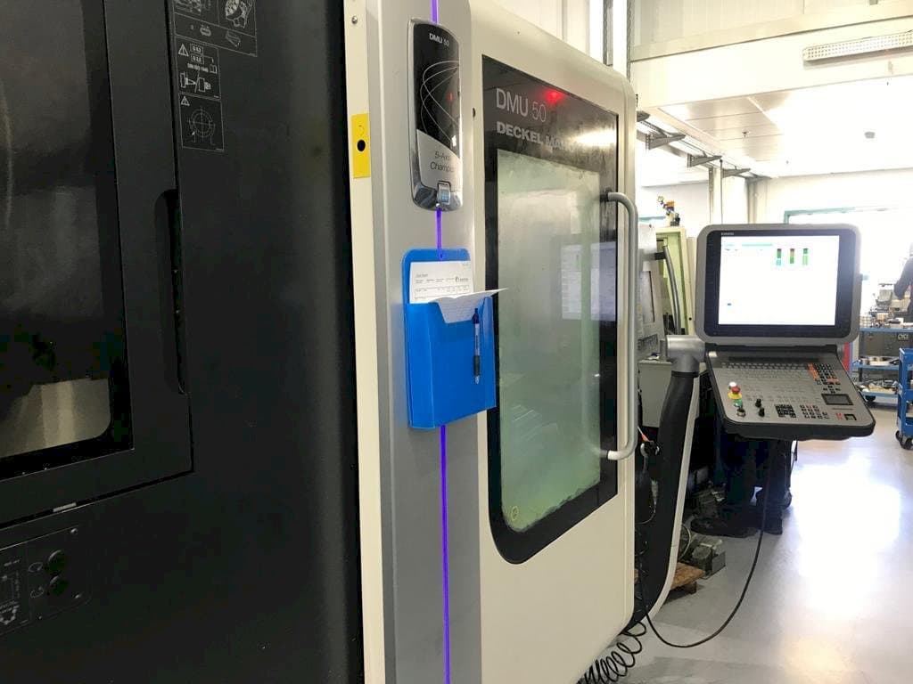 DMG Mori Seiki DMU 50 Mašinos vaizdas iš priekio