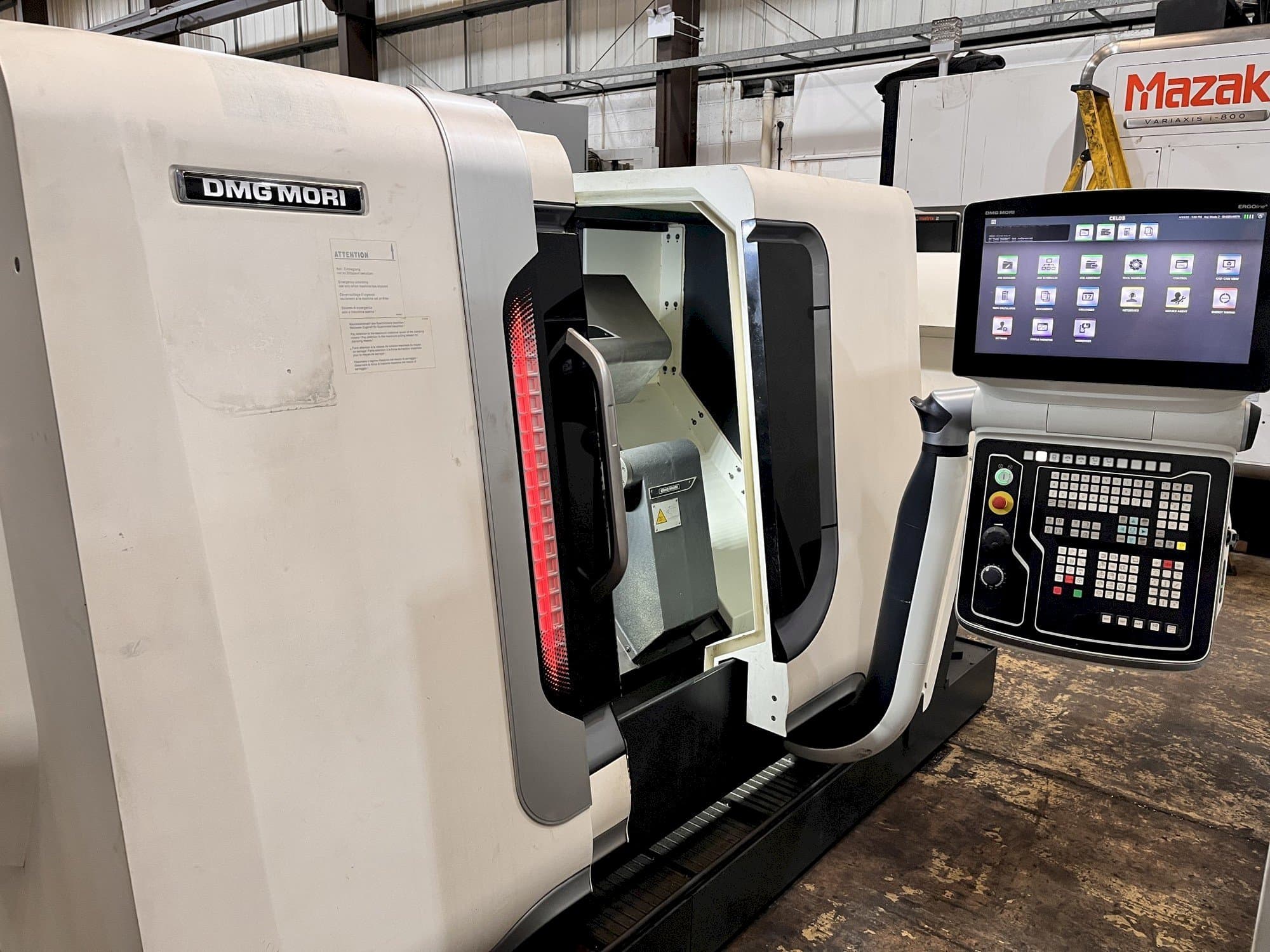 DMG CTX ALPHA 300 Mašinos vaizdas iš priekio