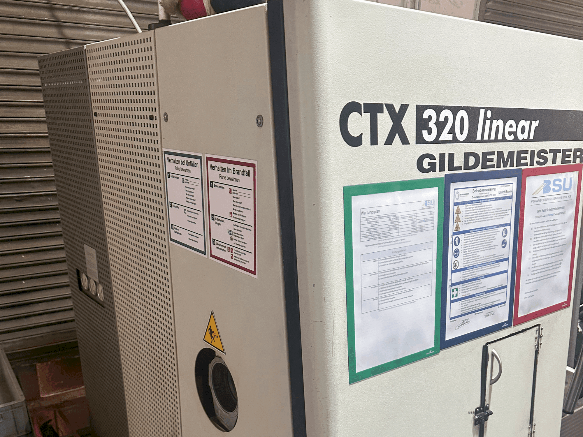 DMG CTX 320 Linear V5 Mašinos vaizdas iš priekio