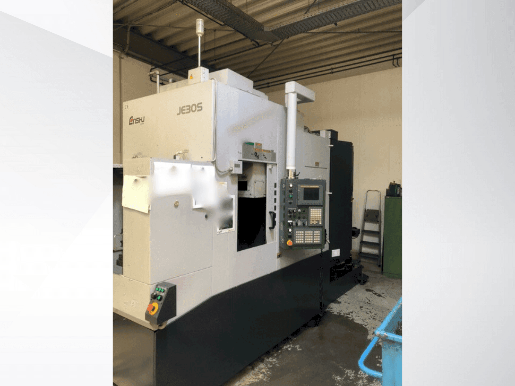 Enshu Je30S Mašinos vaizdas iš priekio