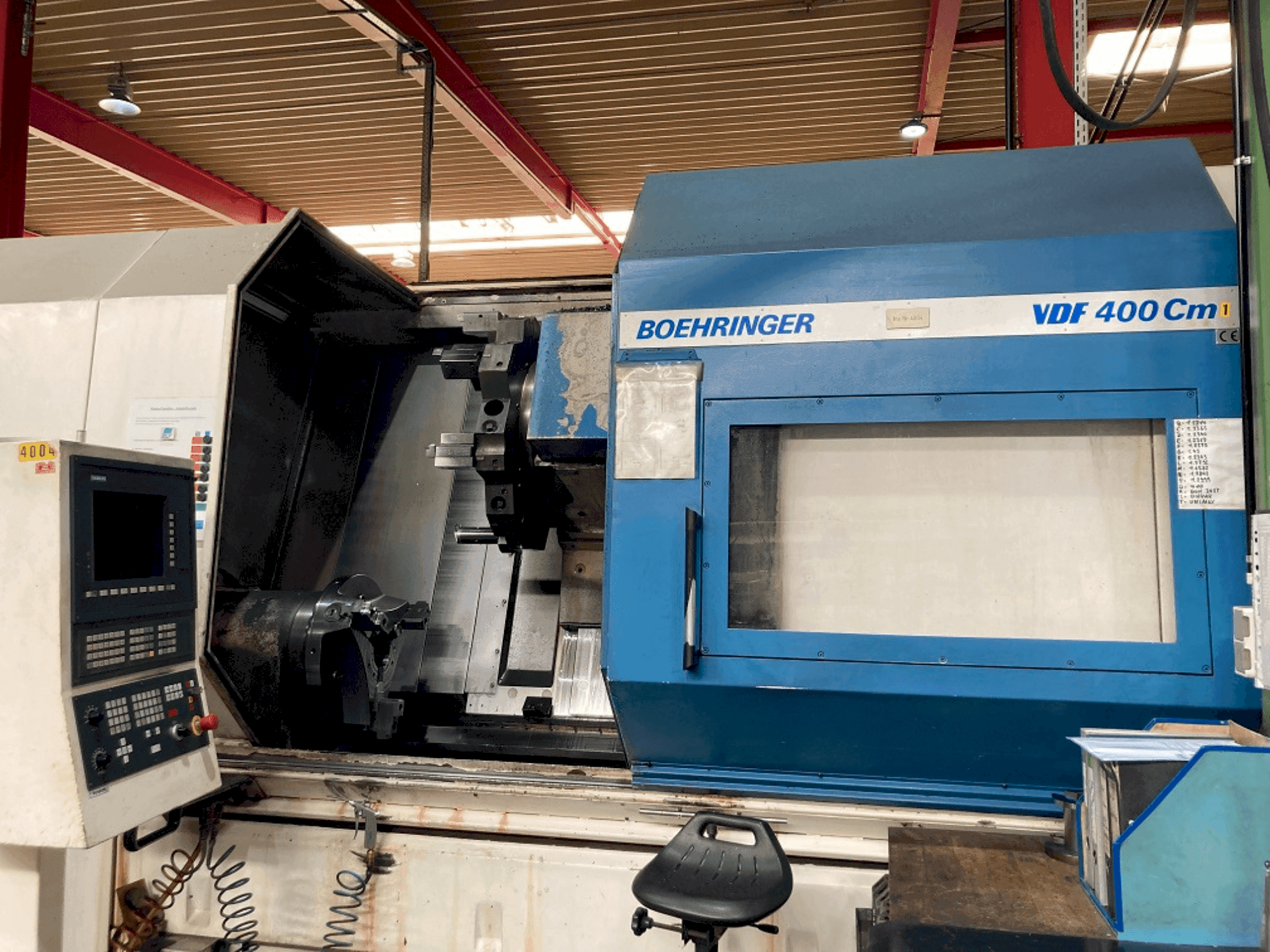 BOEHRINGER C400 Mašinos vaizdas iš priekio