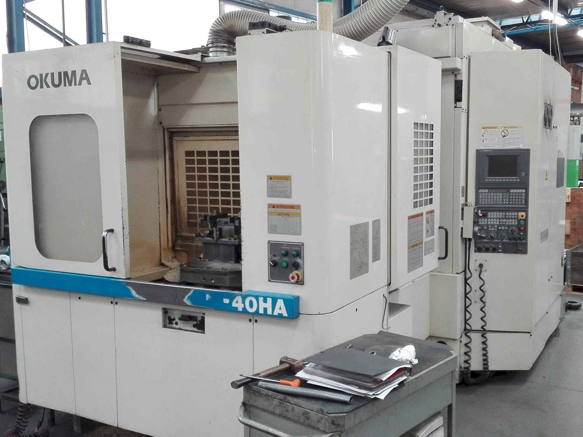 Okuma MX 40HA Mašinos vaizdas iš priekio