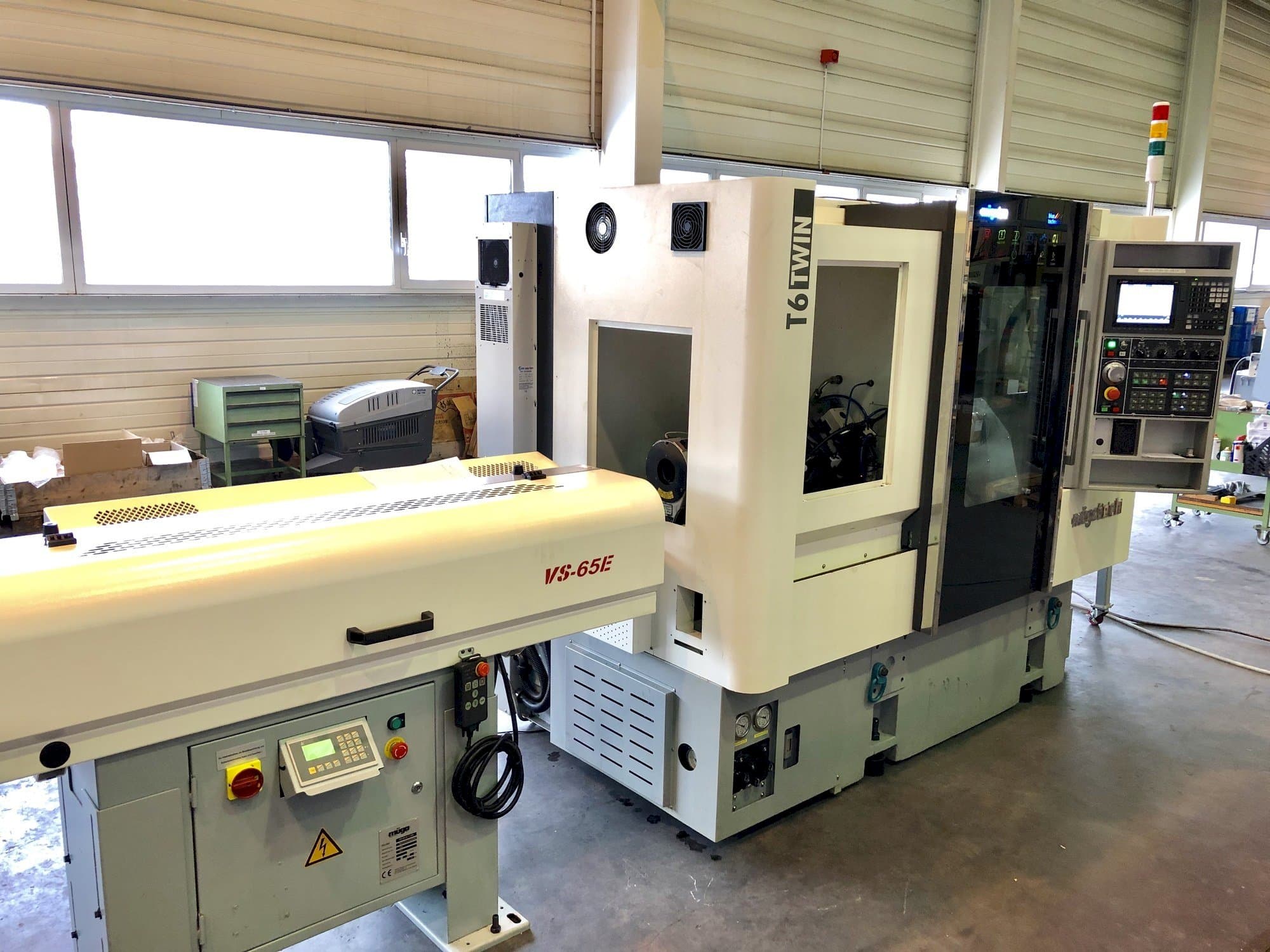 Müga T6 Twin 60 Mašinos vaizdas iš priekio