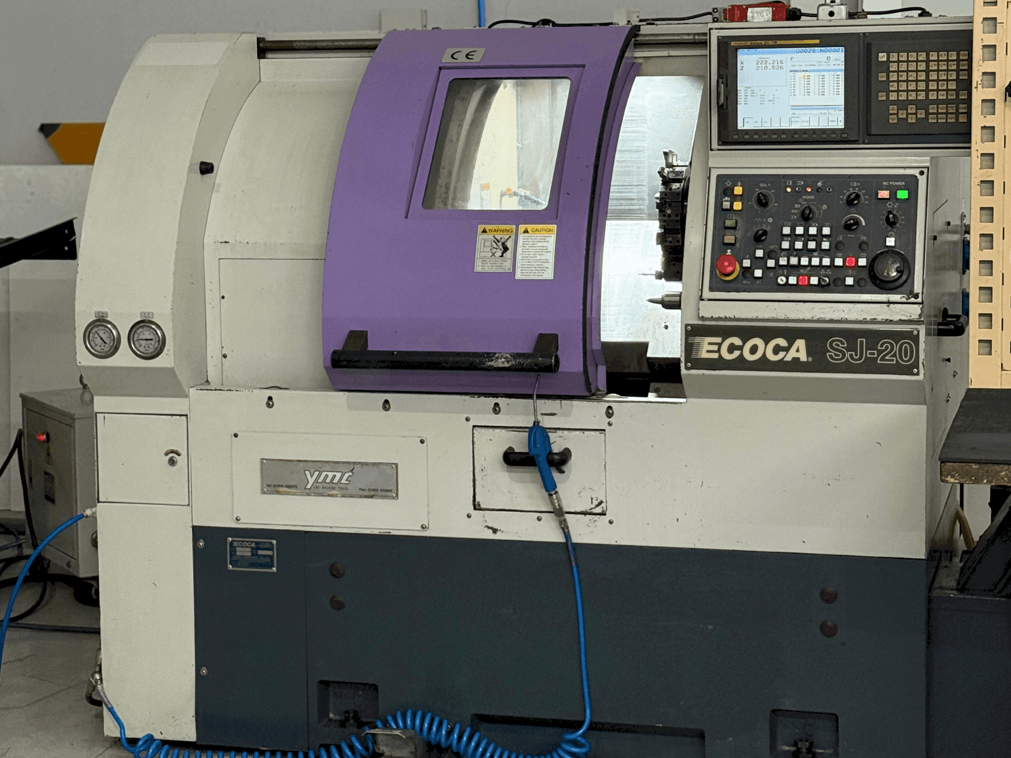 ECOCA SJ-20 Mašinos vaizdas iš priekio