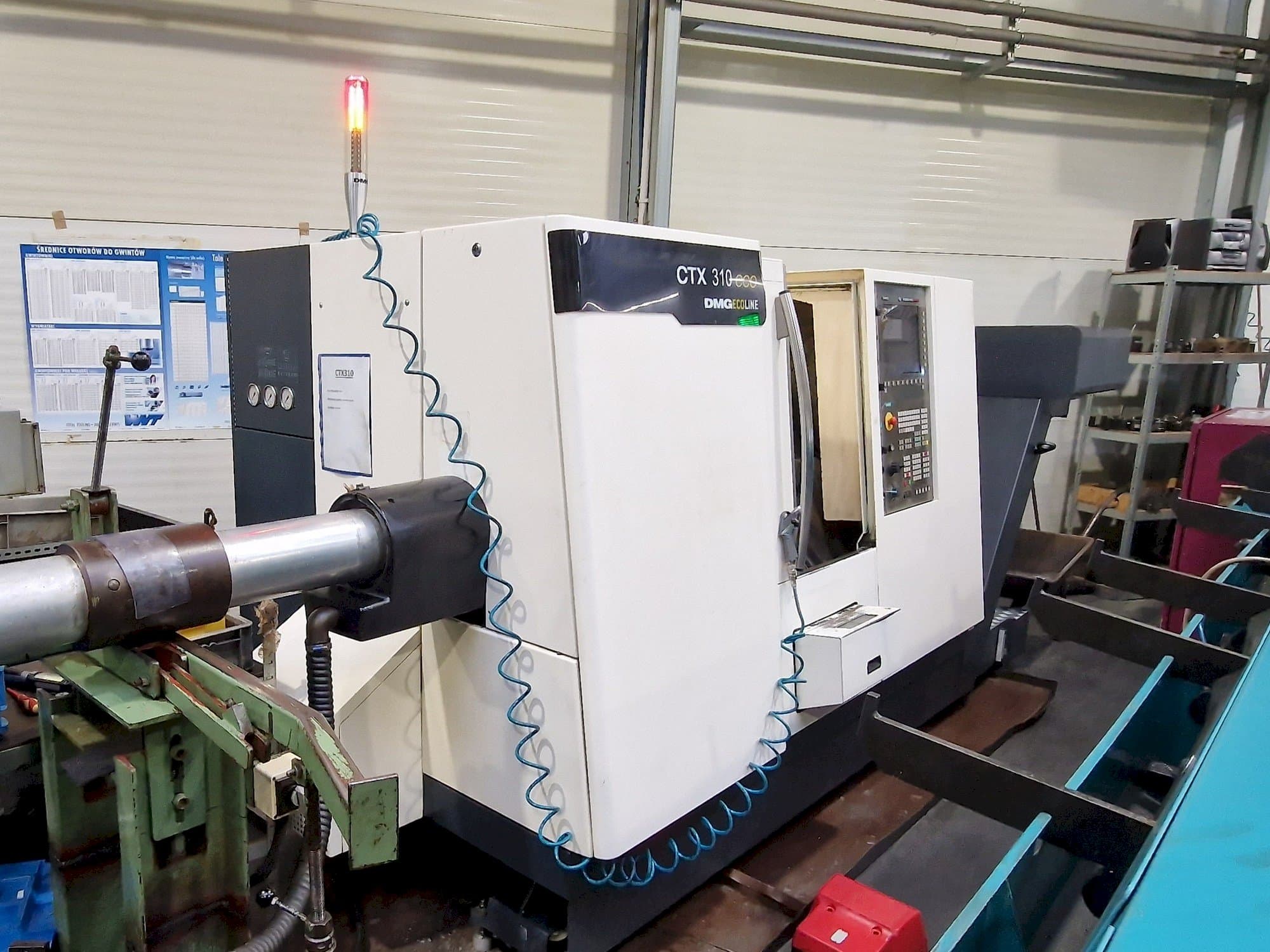 DMG CTX 310 ecoline Mašinos vaizdas iš kairės pusės