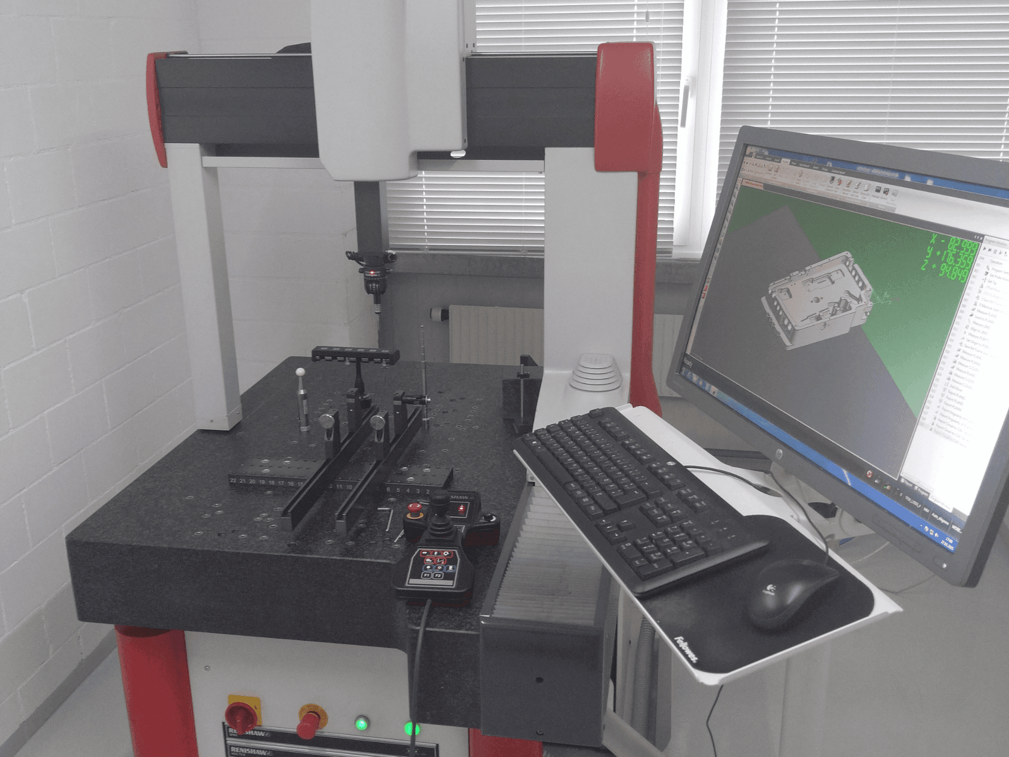 Coord3 Ares 700 Mašinos vaizdas iš priekio