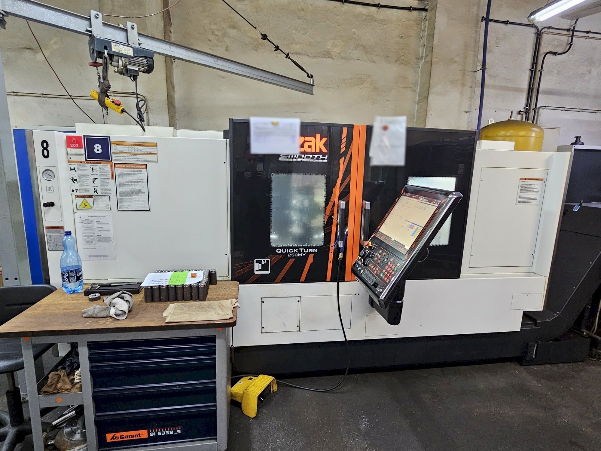 Mazak QUICK TURN SMOOTH 250MY Mašinos vaizdas iš priekio