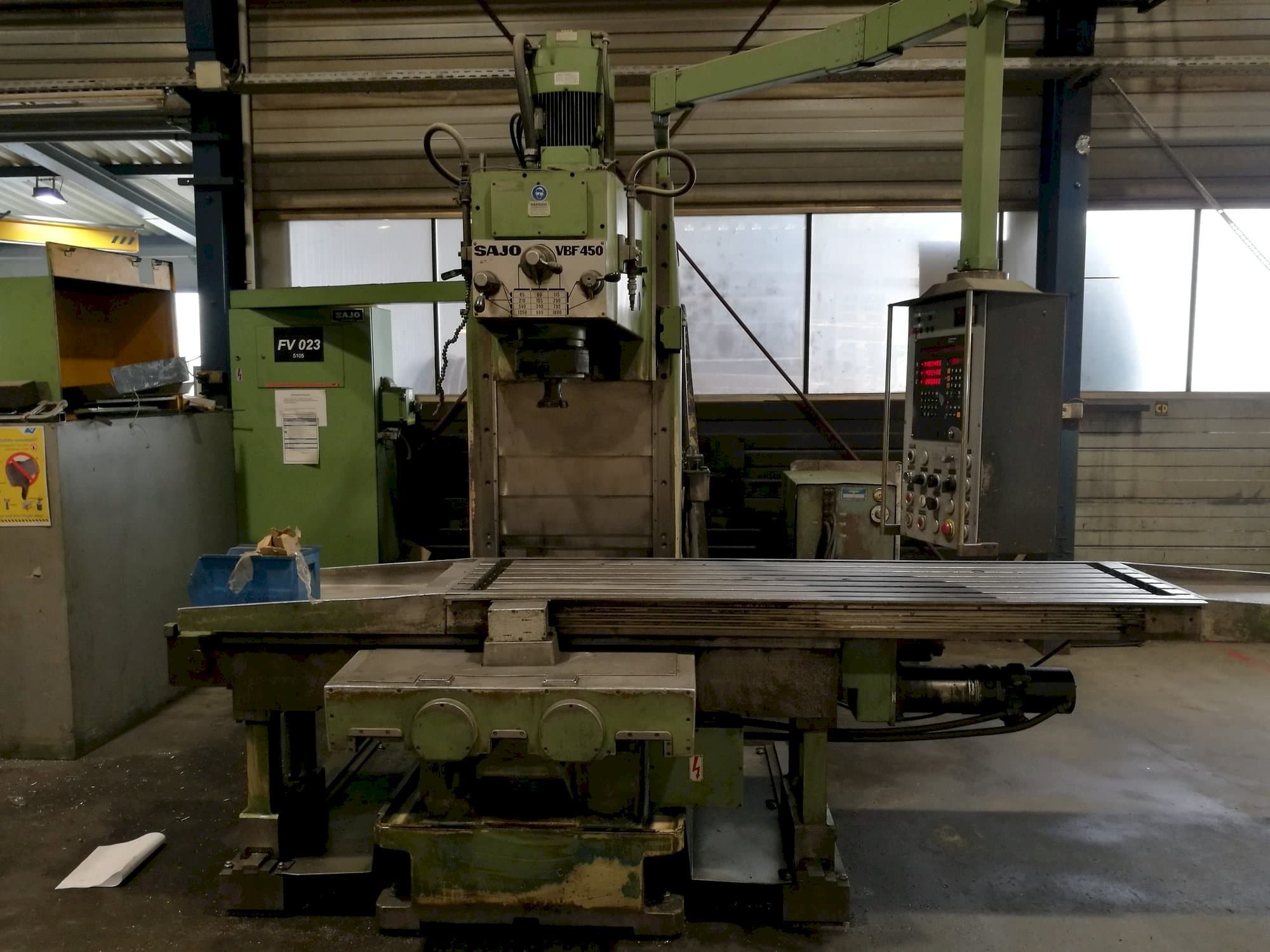 SAJO VBF450 Mašinos vaizdas iš priekio