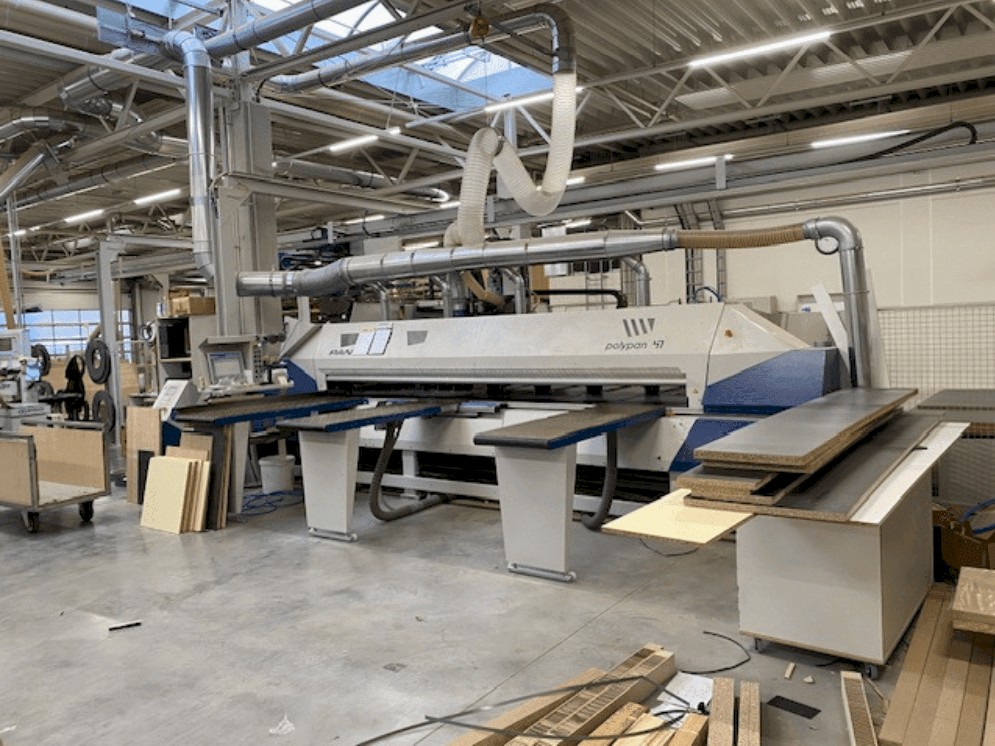 PANHANS POLYPAN 47 F Mašinos vaizdas iš priekio