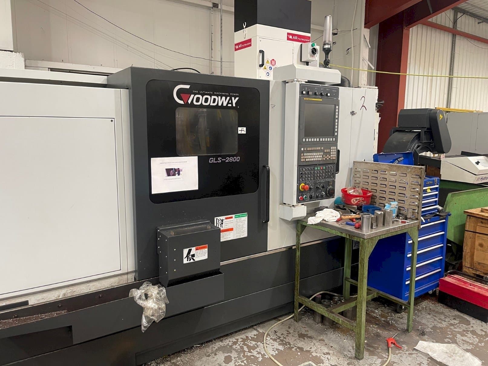 Goodway GLS-2800 Mašinos vaizdas iš priekio