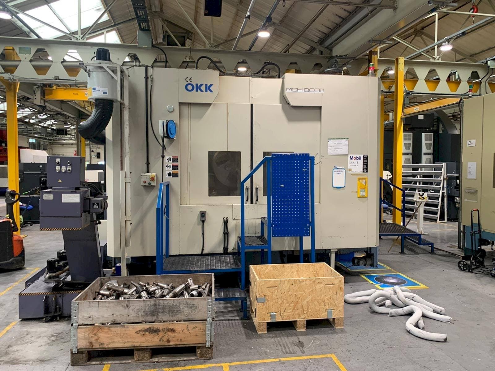 OKK MCH 800II Mašinos vaizdas iš priekio