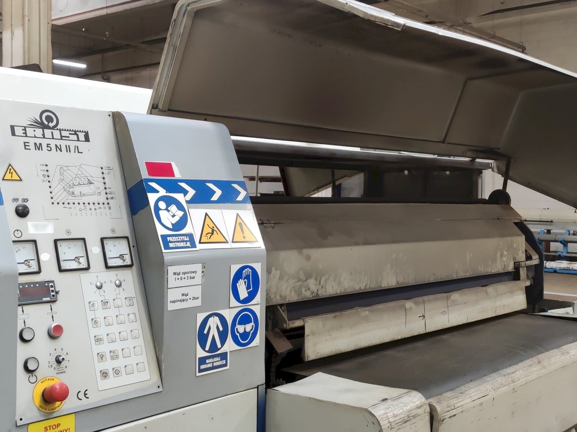 ERNST EM5N II/L Mašinos vaizdas iš priekio