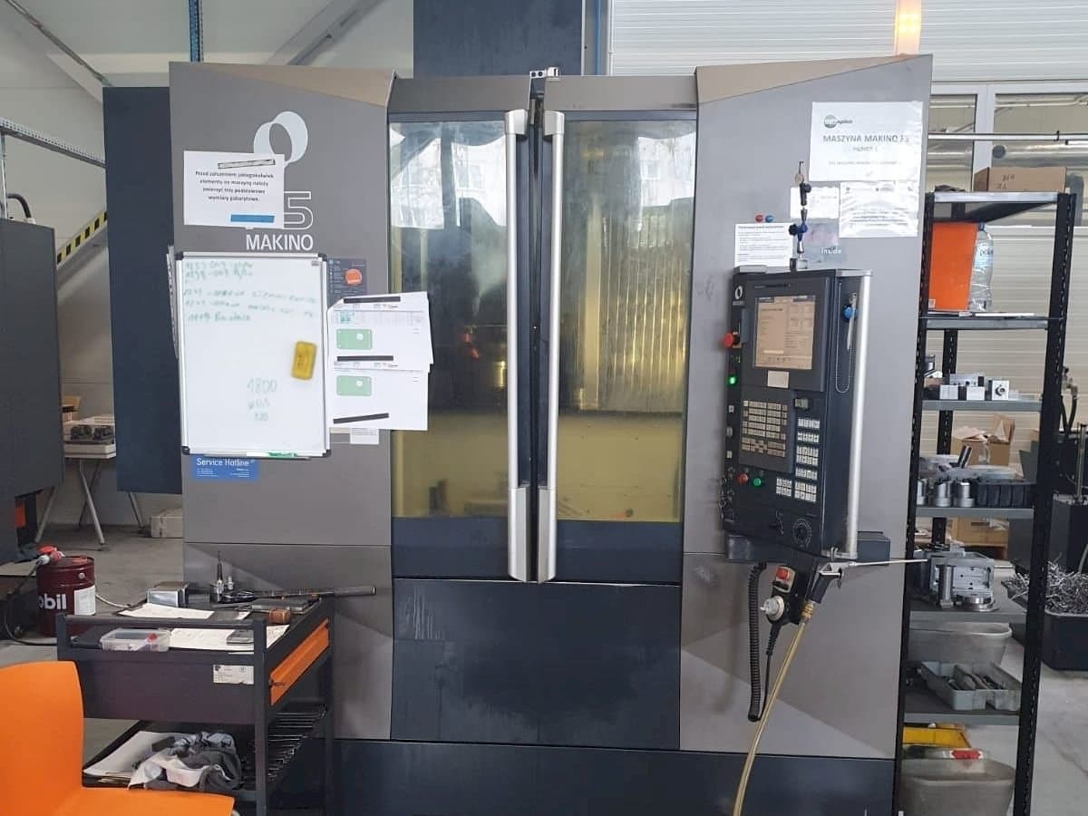 Makino F5 Mašinos vaizdas iš priekio