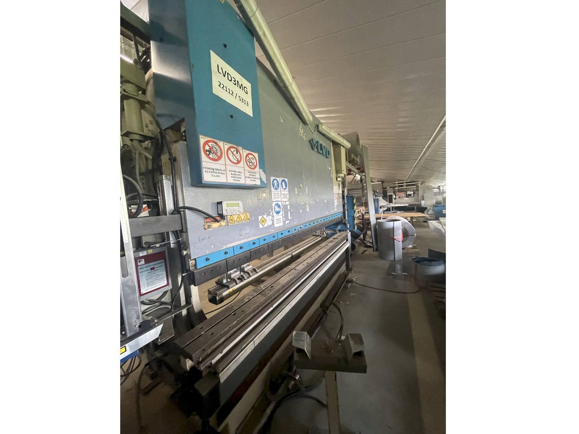 LVD Ppeb 110/30 Mašinos vaizdas iš priekio