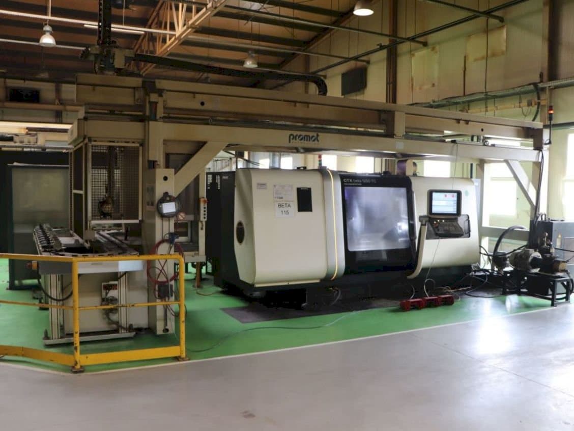 DMG CTX Beta 1250 TC Mašinos vaizdas iš priekio