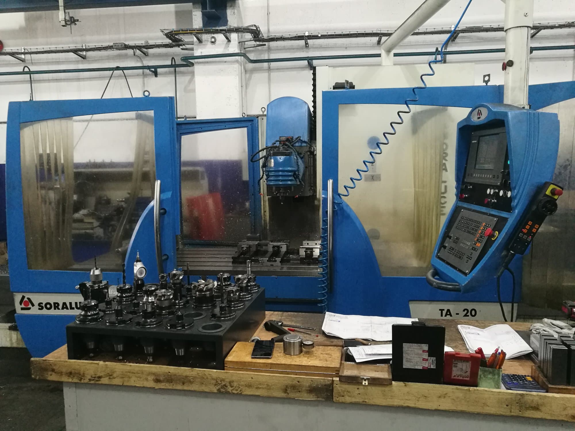 Soraluce TA-20 Mašinos vaizdas iš priekio