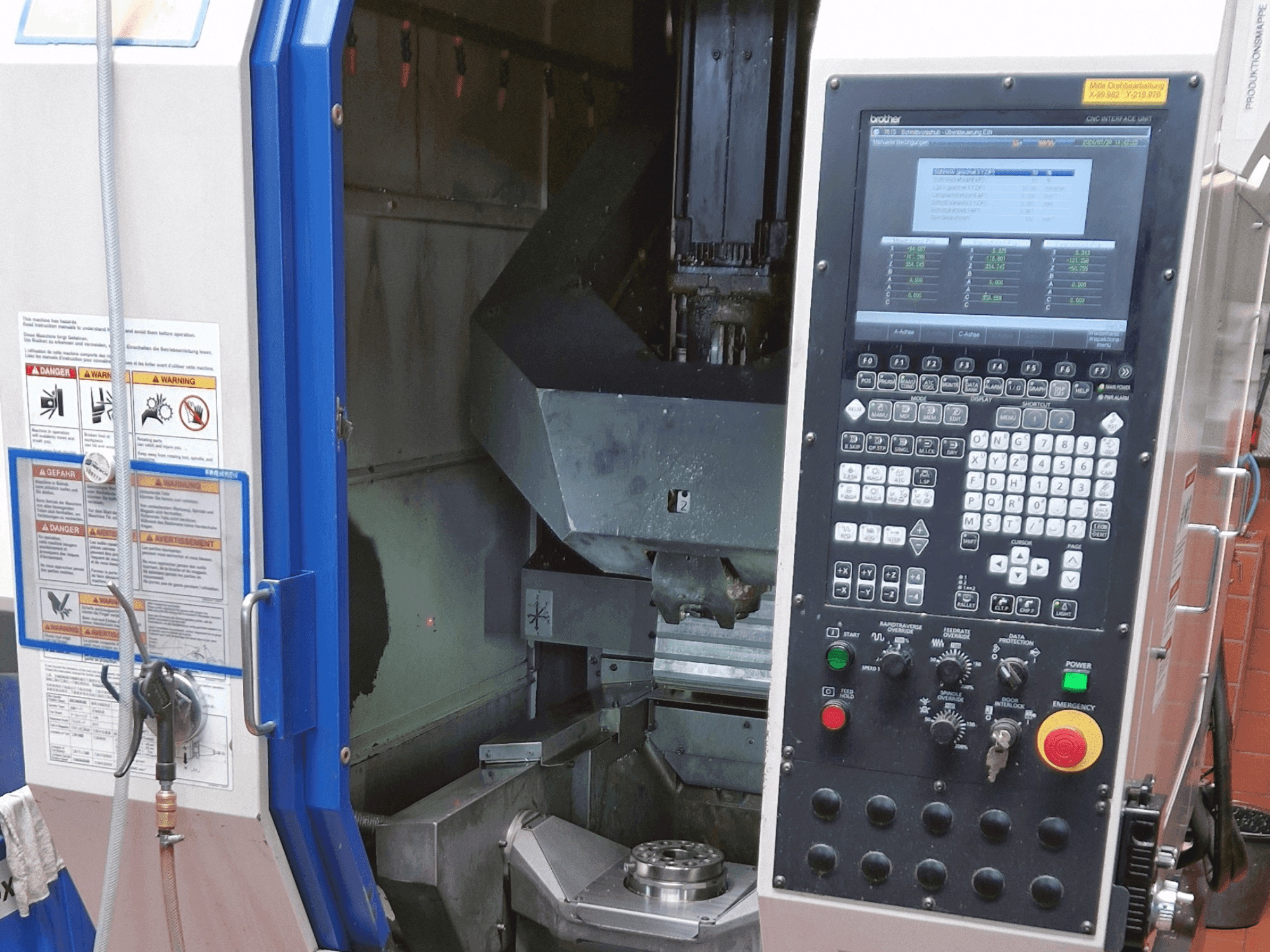 Brother Speedio M140x1 Mašinos vaizdas iš priekio