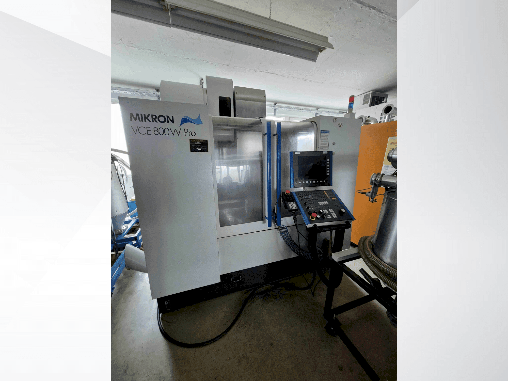 MIKRON VCE 800W Pro Mašinos vaizdas iš priekio