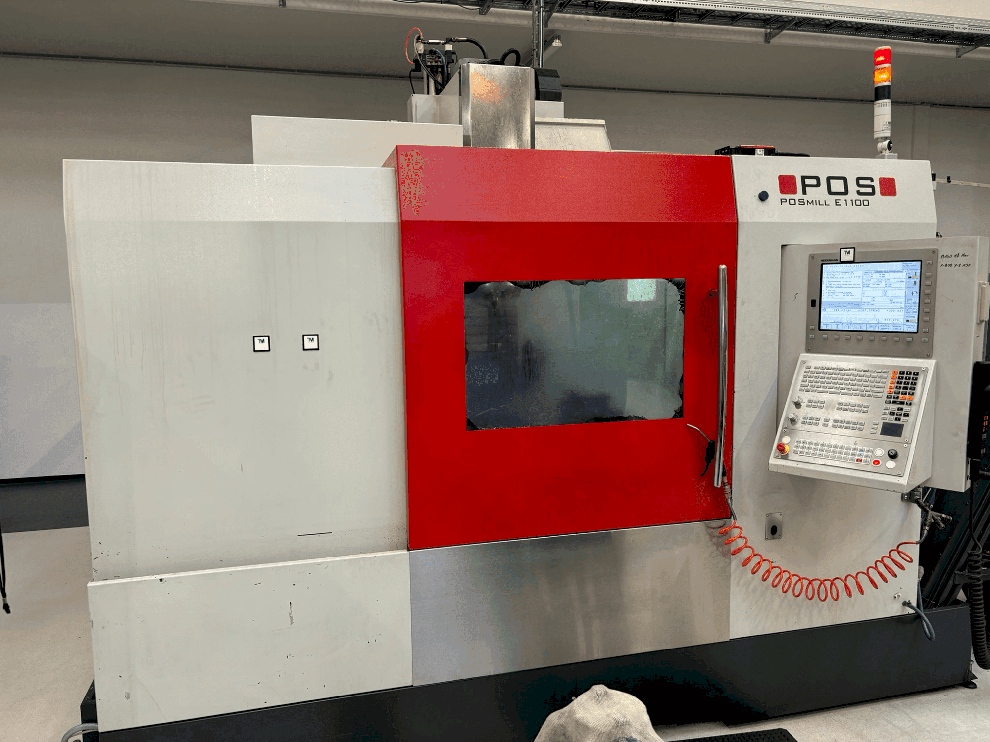 POSmill E 1100 Mašinos vaizdas iš priekio