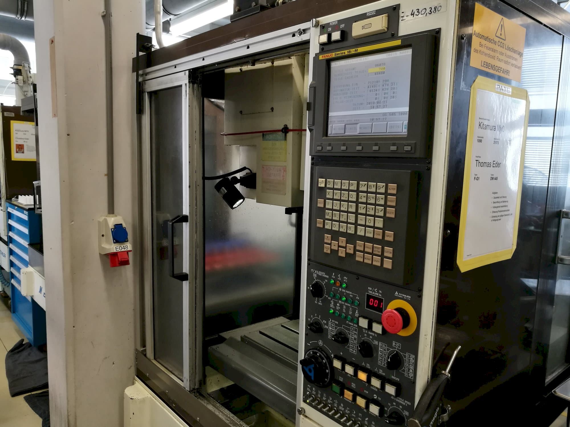 Kitamura Mycenter-0 Mašinos vaizdas iš priekio