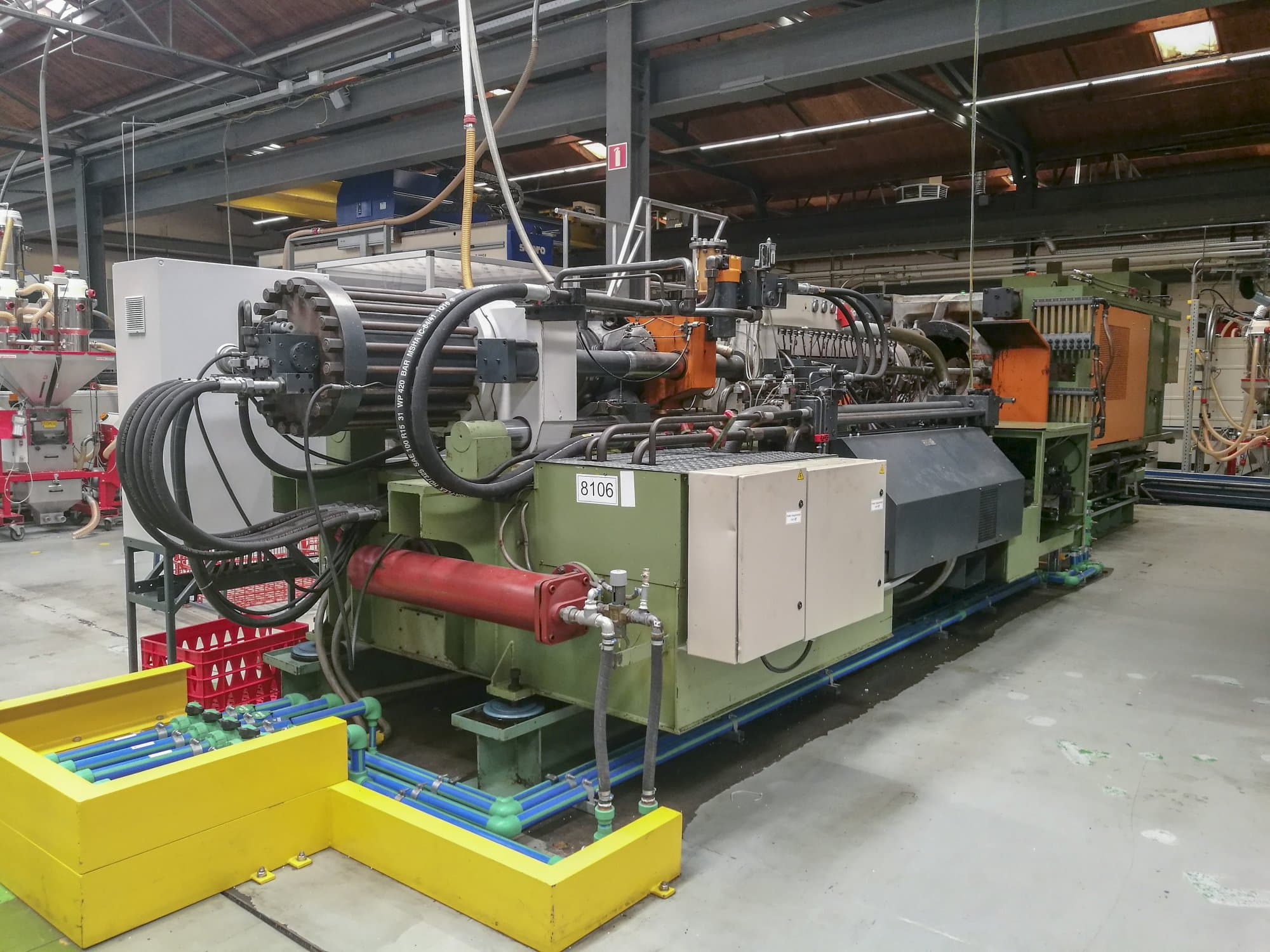 Windsor HIS 800 D Mašinos kairės pusės vaizdas