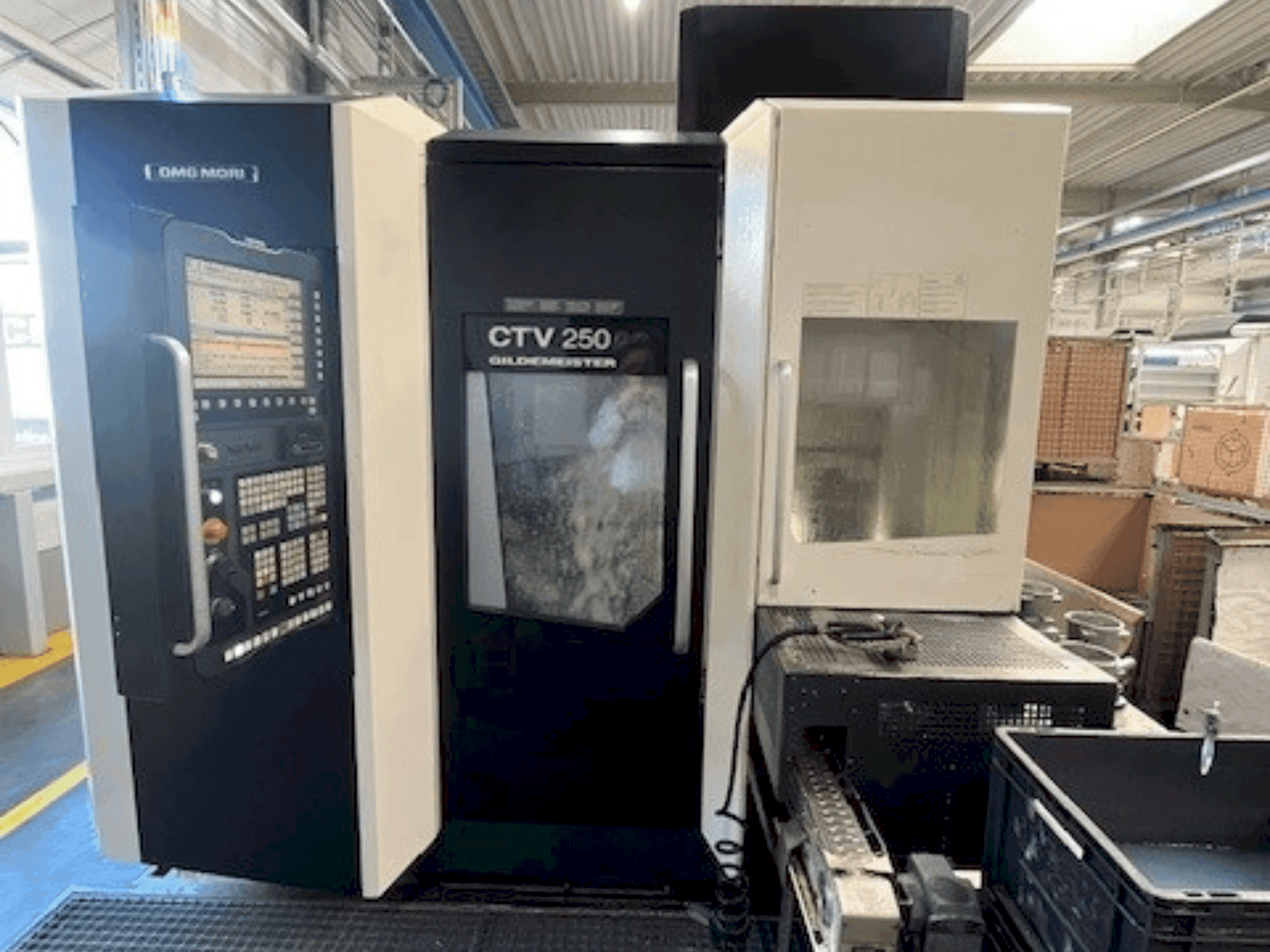 DMG MORI Gildemeister CTV 250 2nd Mašinos vaizdas iš priekio